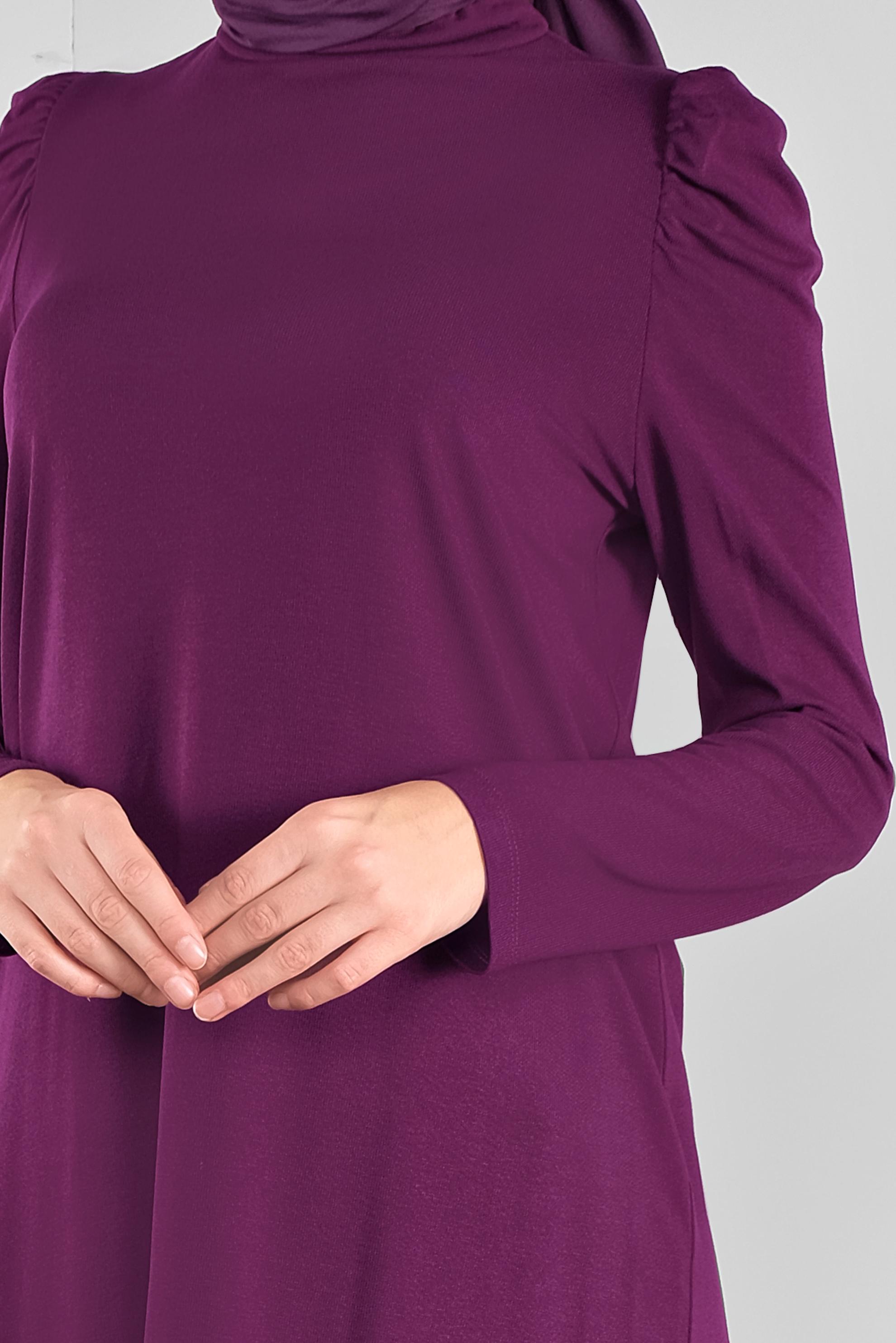 Hijab clothing PURPLE TURTLENECK TUNIC 41233 