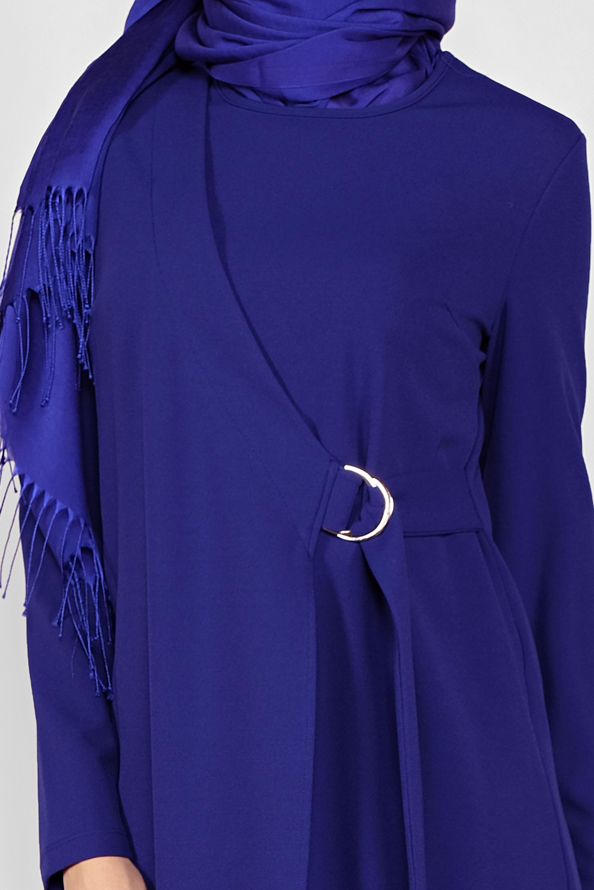 Tesettür giyim LACİVERT ASİMETRİK KESİM TUNİK 41257 