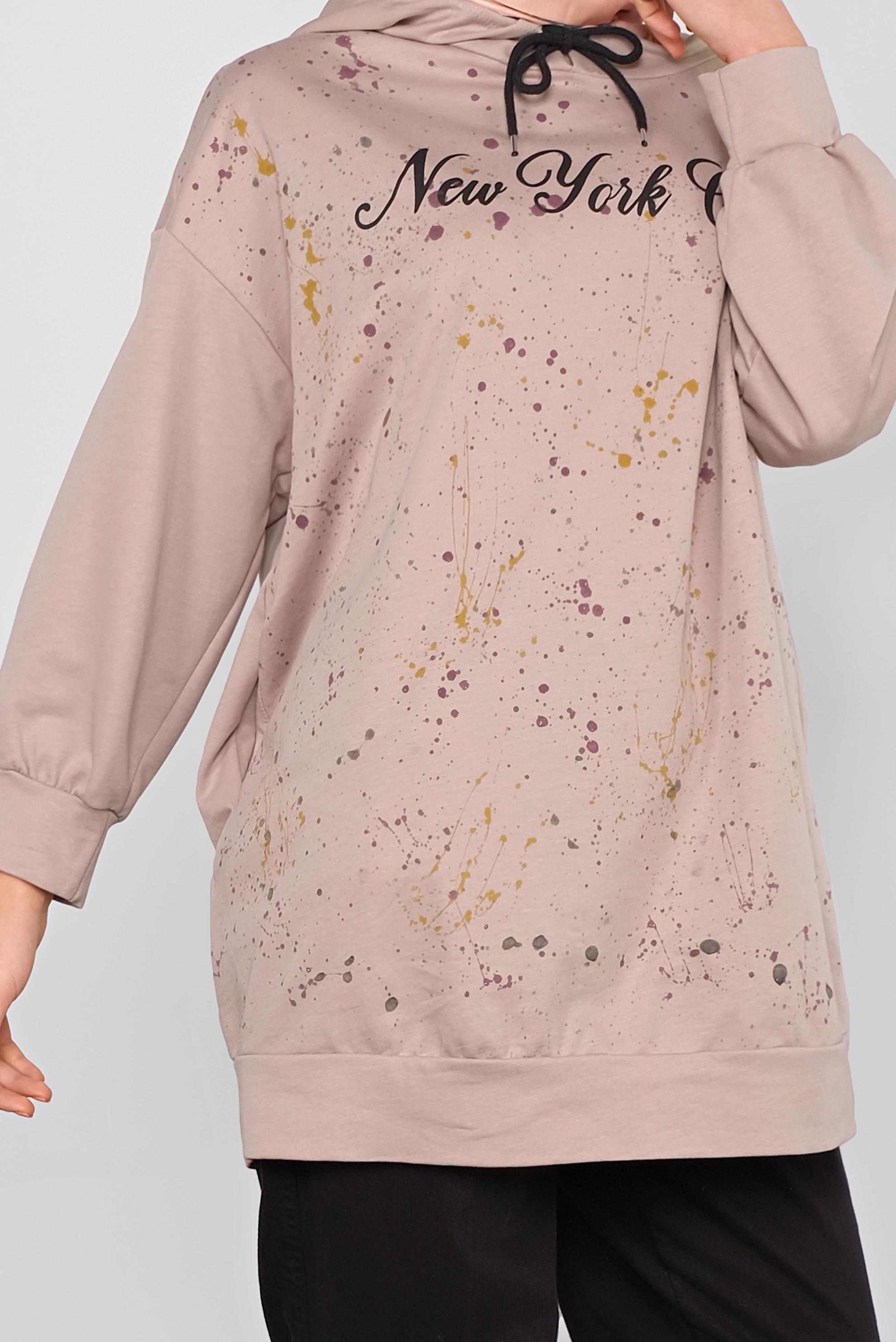 Tesettür giyim BEJ 41327 ALVİNA TUNİK