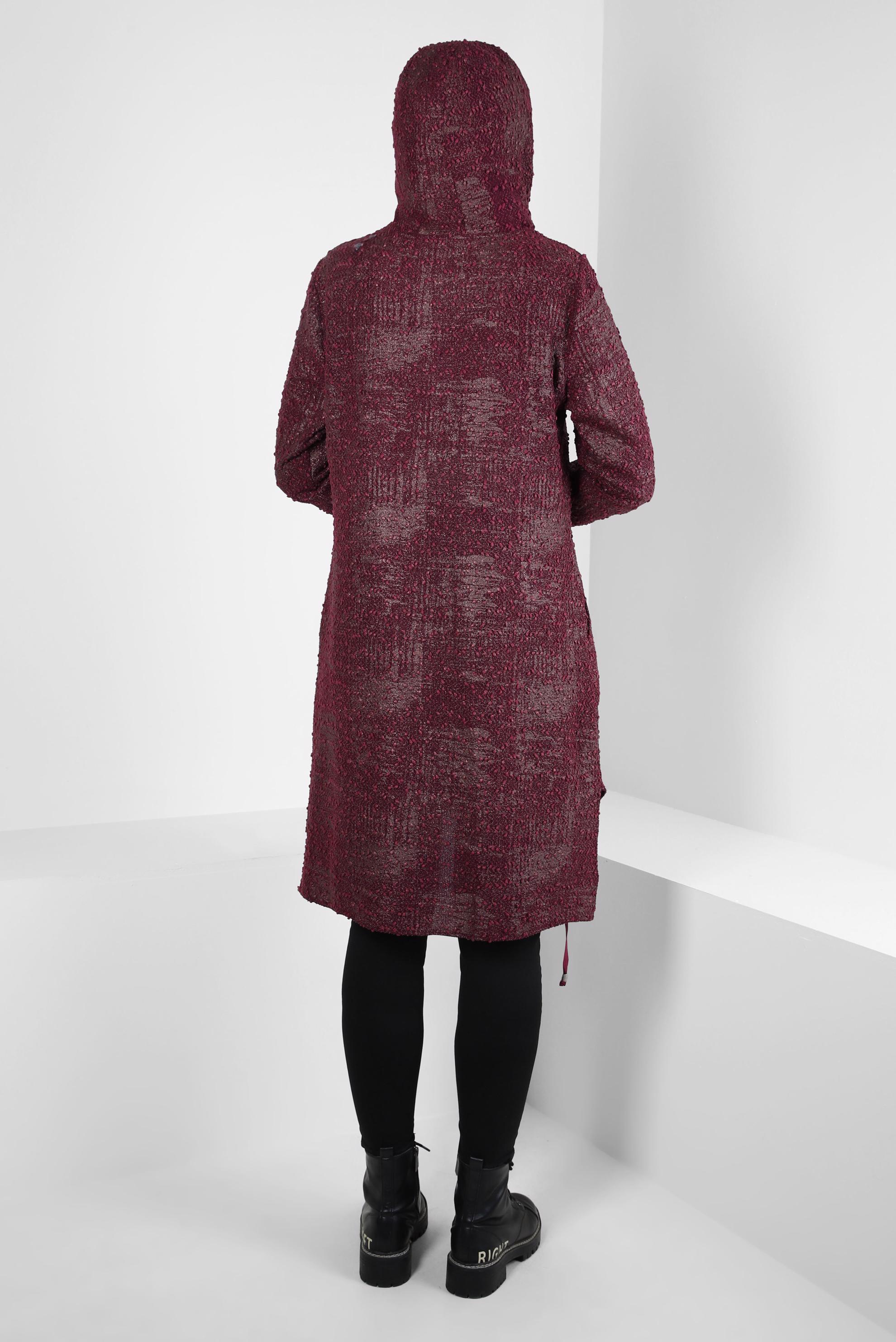 Tesettür giyim MÜRDÜM KAPÜŞONLU TUNİK 40409-3