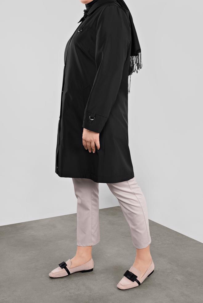 Hijab clothing BLACK 10146 DEWSPO BONDİNG TREÇNKOT 44/50 TEK46 - ALVİNA