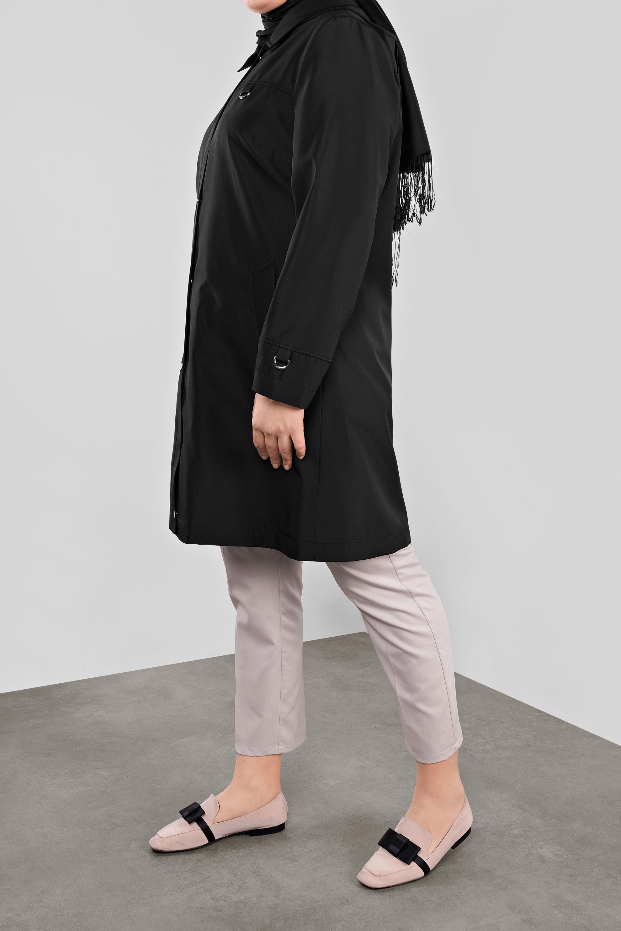 Hijab clothing BLACK 10146 DEWSPO BONDİNG TREÇNKOT 44/50 TEK46