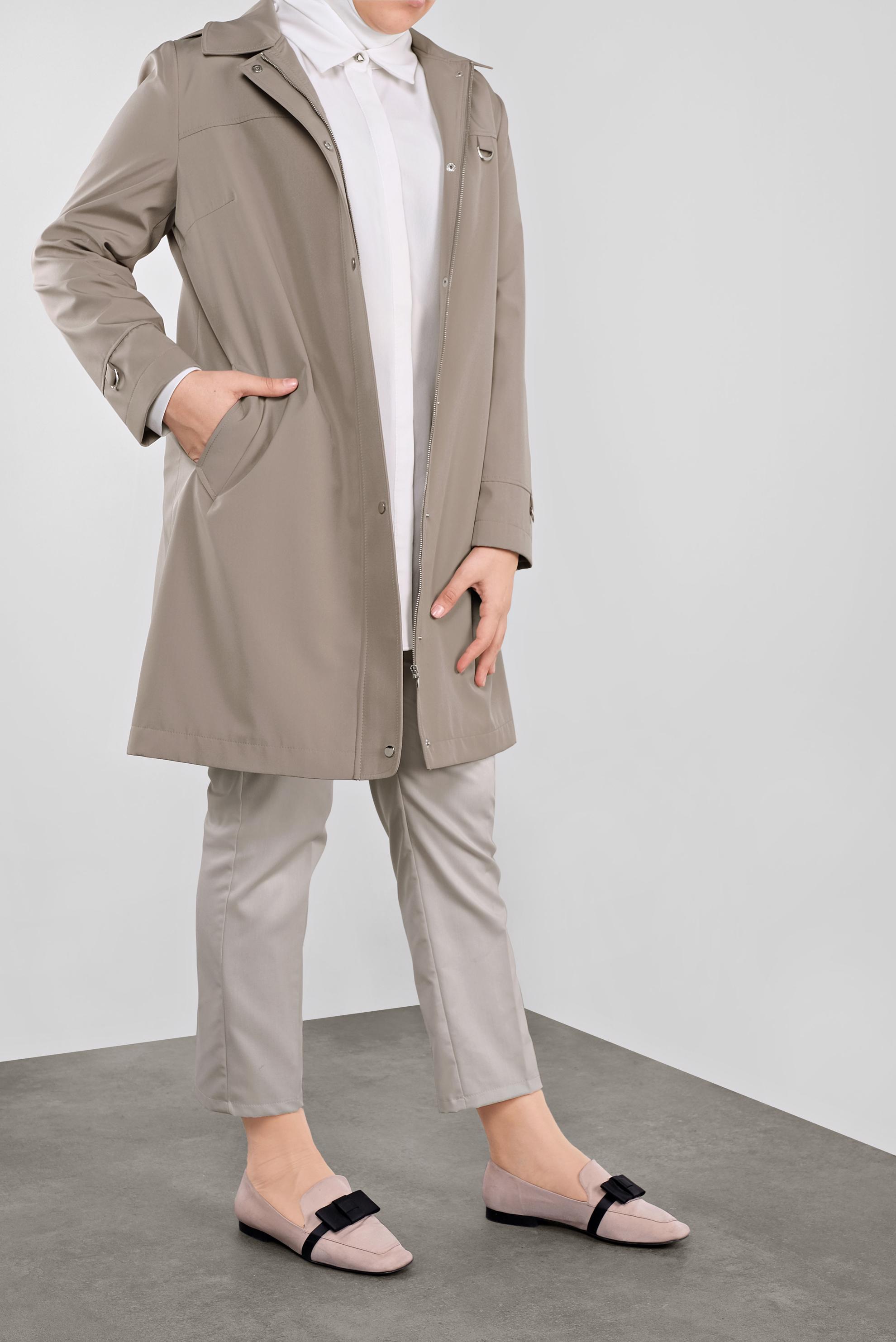 Hijab clothing BROWN 10146 DEWSPO BONDİNG TREÇNKOT 44/50 TEK46