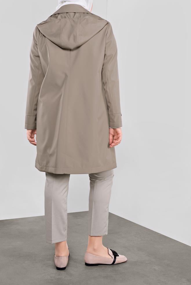 Hijab clothing BROWN 10146 DEWSPO BONDİNG TREÇNKOT 44/50 TEK46 - ALVİNA