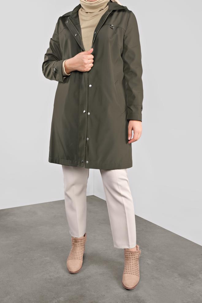 Hijab clothing KHAKI 10146 DEWSPO BONDİNG TREÇNKOT 44/50 TEK46 - ALVİNA