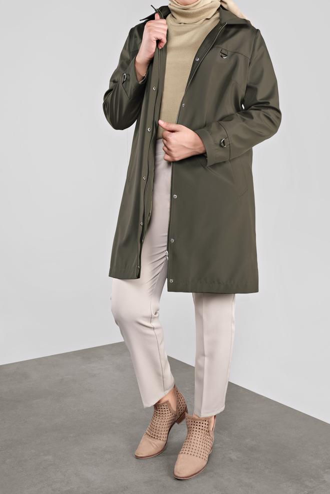 Hijab clothing KHAKI 10146 DEWSPO BONDİNG TREÇNKOT 44/50 TEK46 - ALVİNA