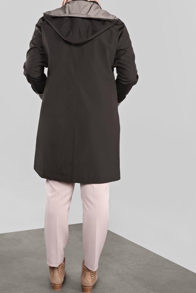 Hijab clothing BROWN 10314 DEWSPO BONDİNG TRENÇKOT 44/50 - ALVİNA