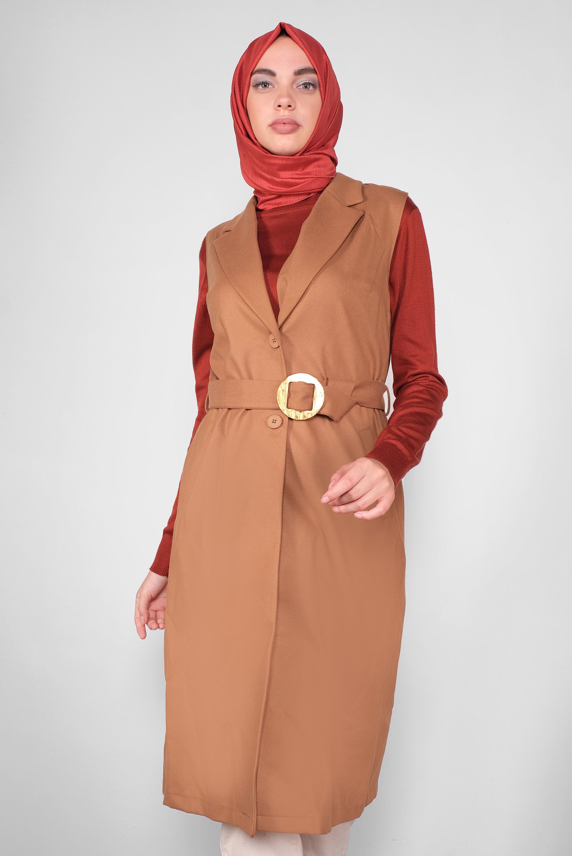 Vêtements hijab TABA GILET DOUBLE BOUTONNAGE 41244