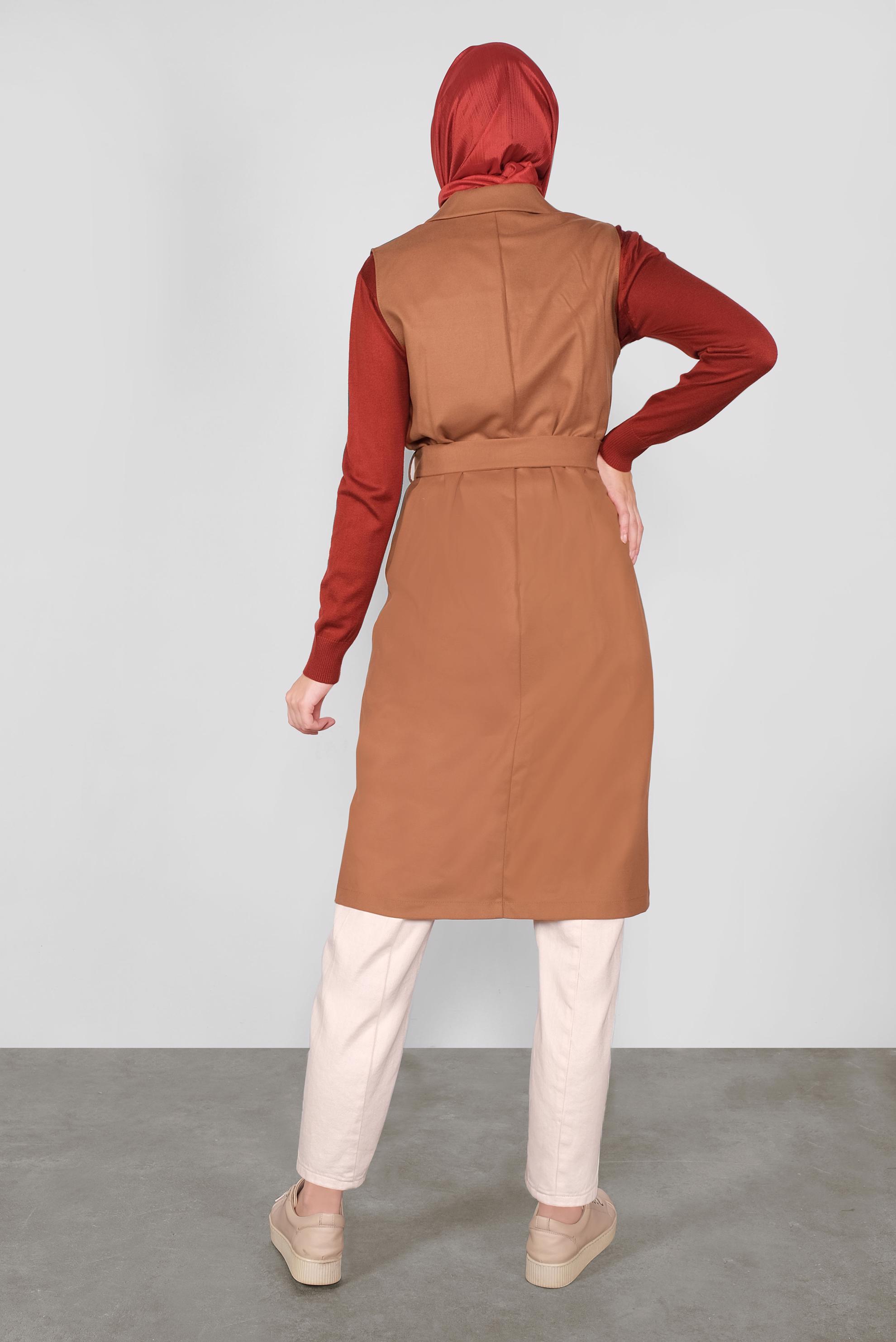 Vêtements hijab TABA GILET DOUBLE BOUTONNAGE 41244