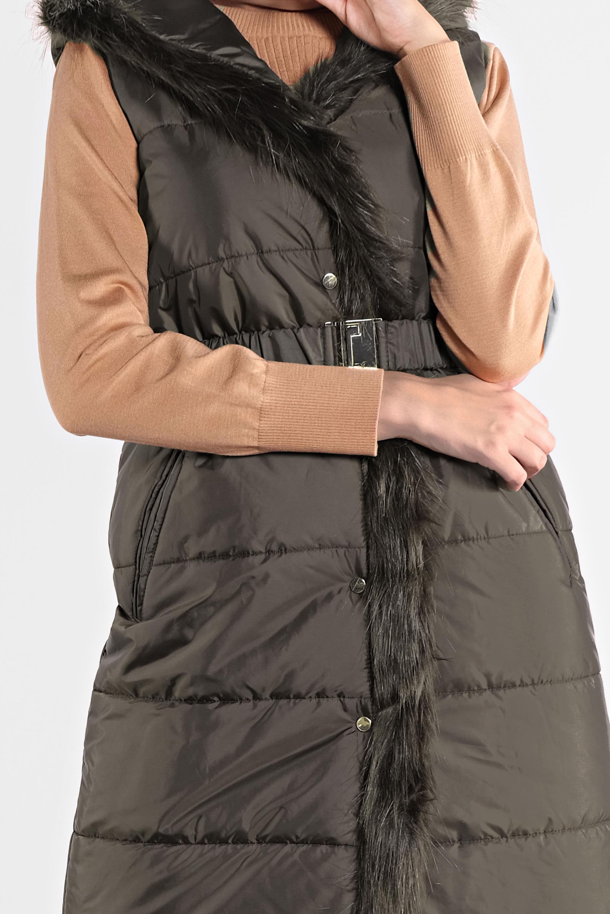 Vêtements hijab KAKI DOUDOUNE À CAPUCHE 90064 