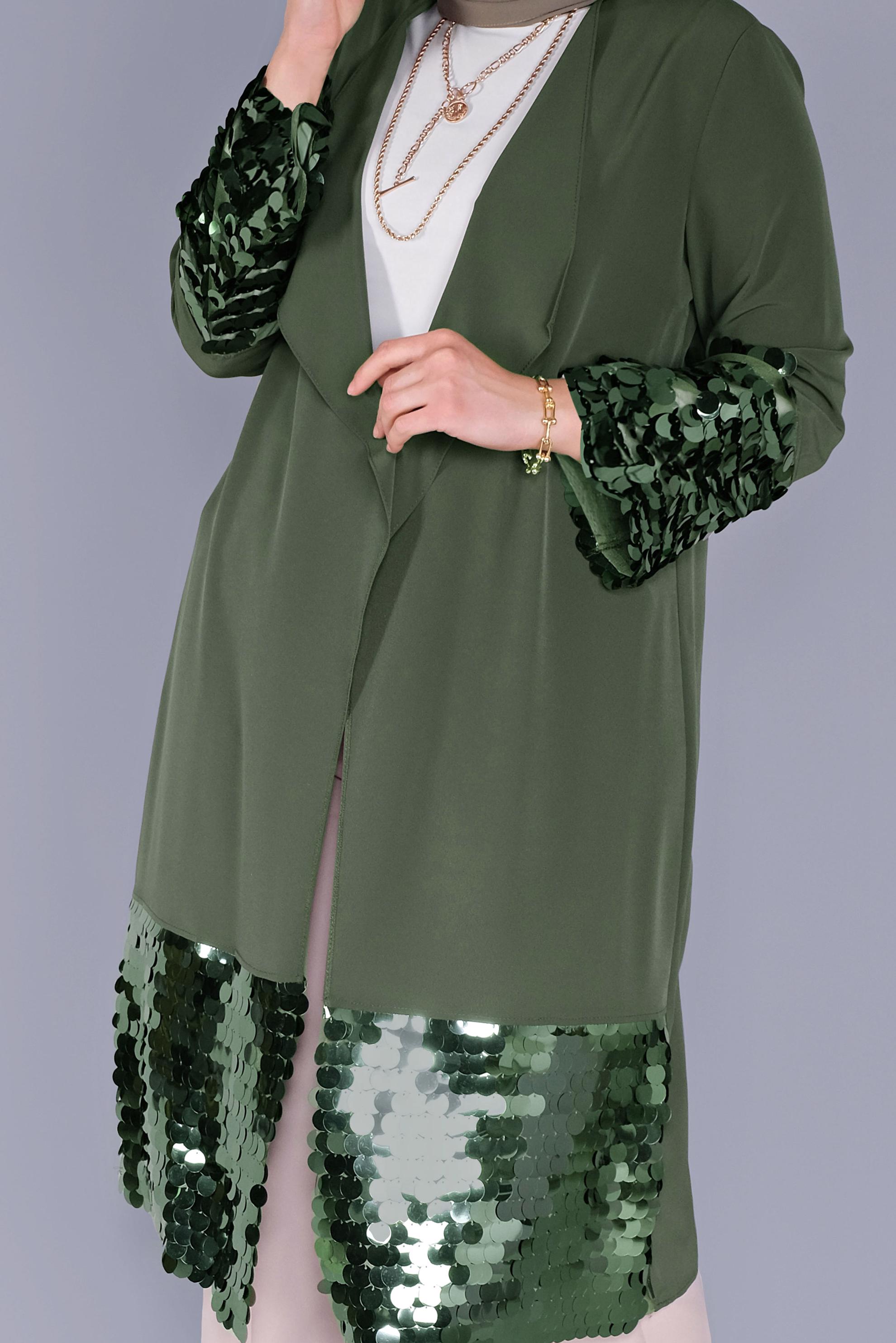 Vêtements hijab KAKI 40882 MEDY 01 CEKET 42/48