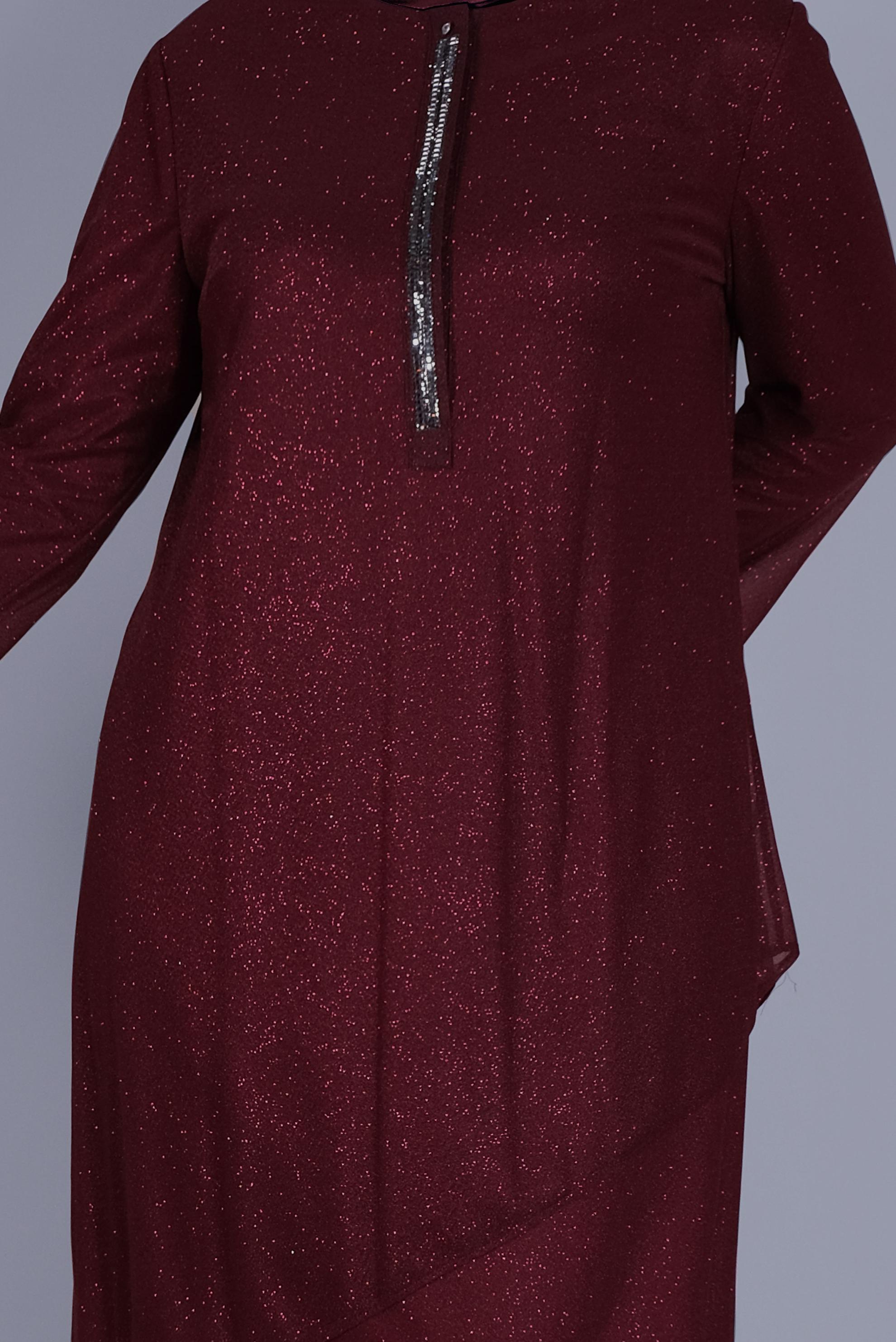 Hijab clothing CLARET RED DRESS 20057 