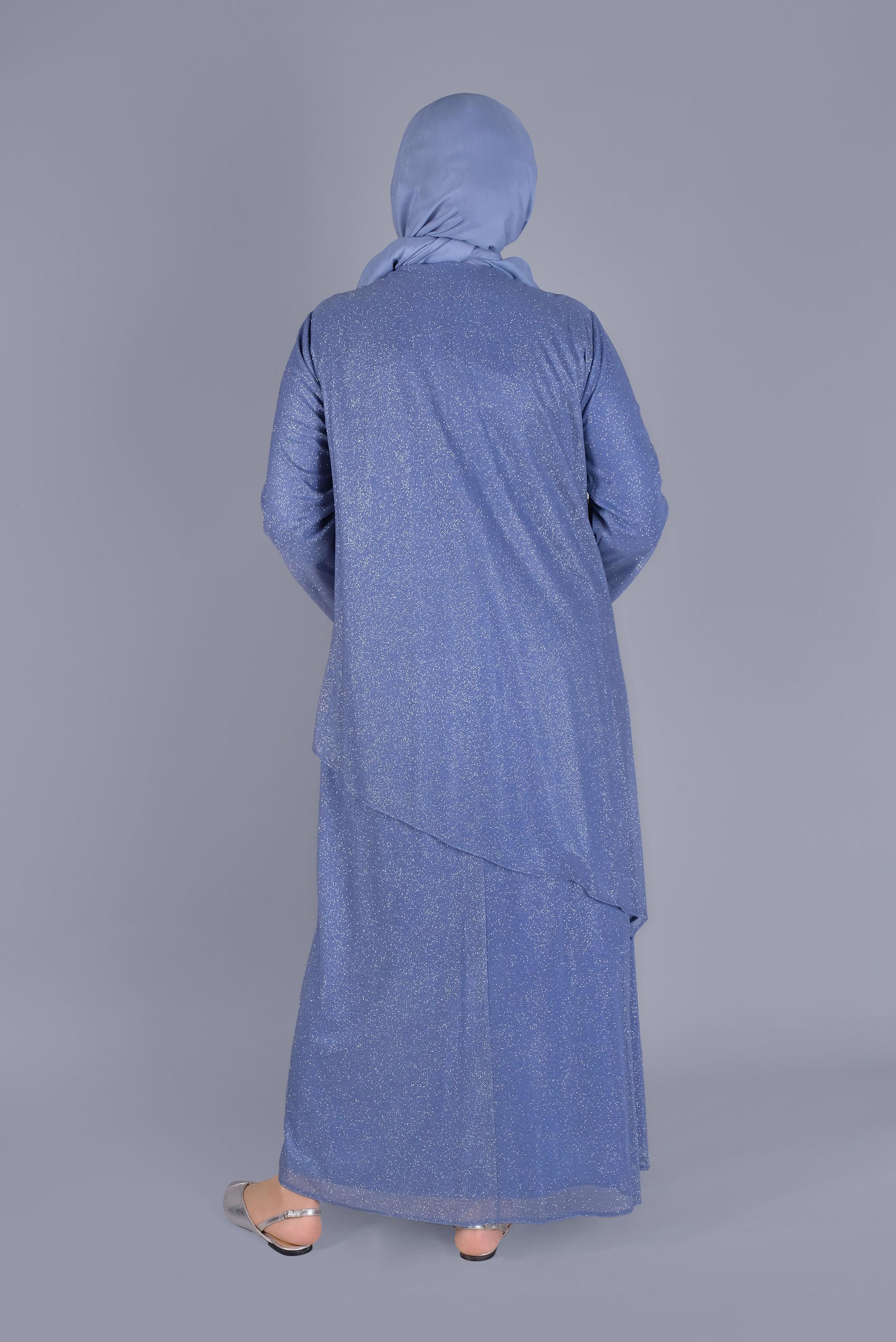 Hijab clothing NAVY BLUE DRESS 20057 