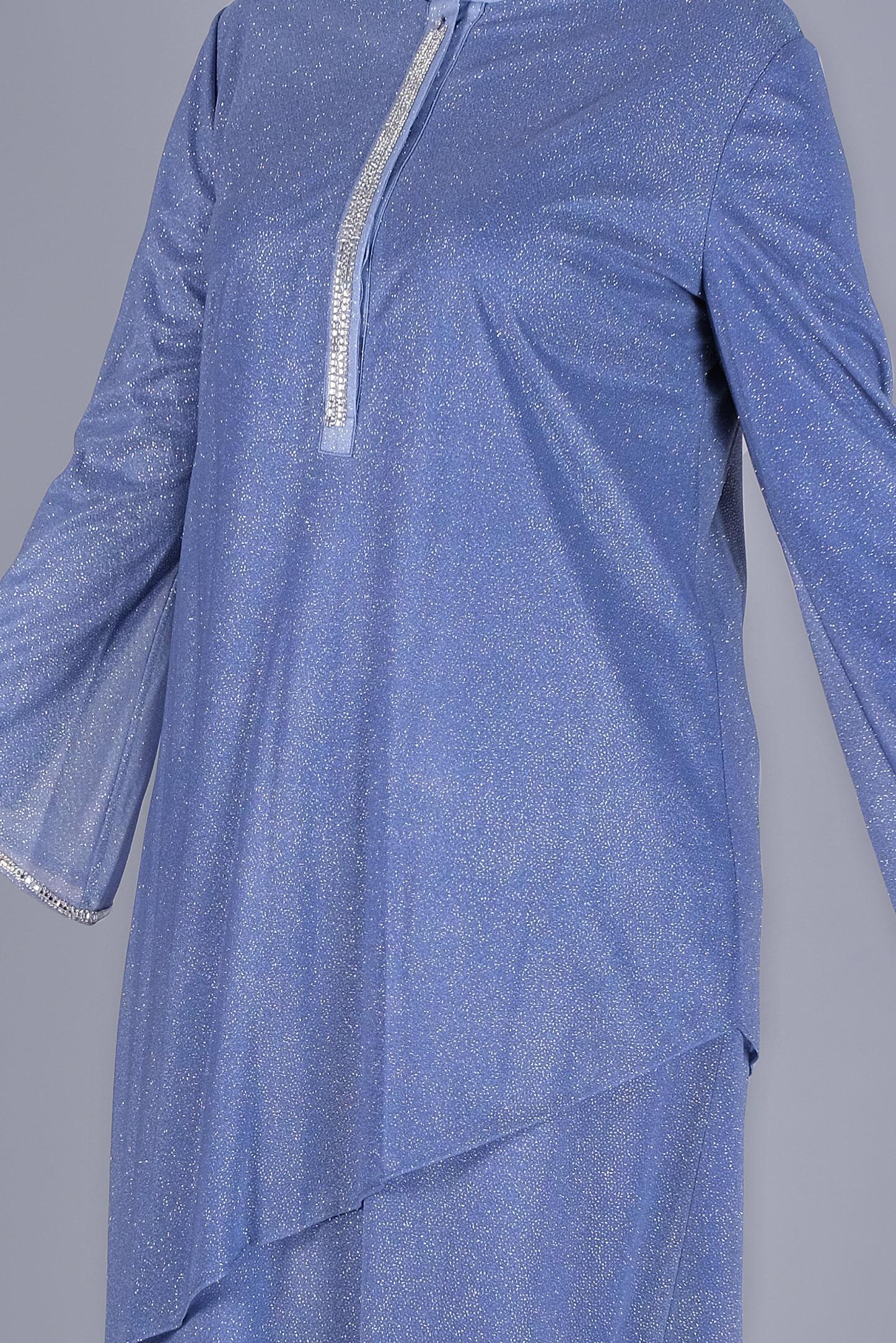 Hijab clothing NAVY BLUE DRESS 20057 