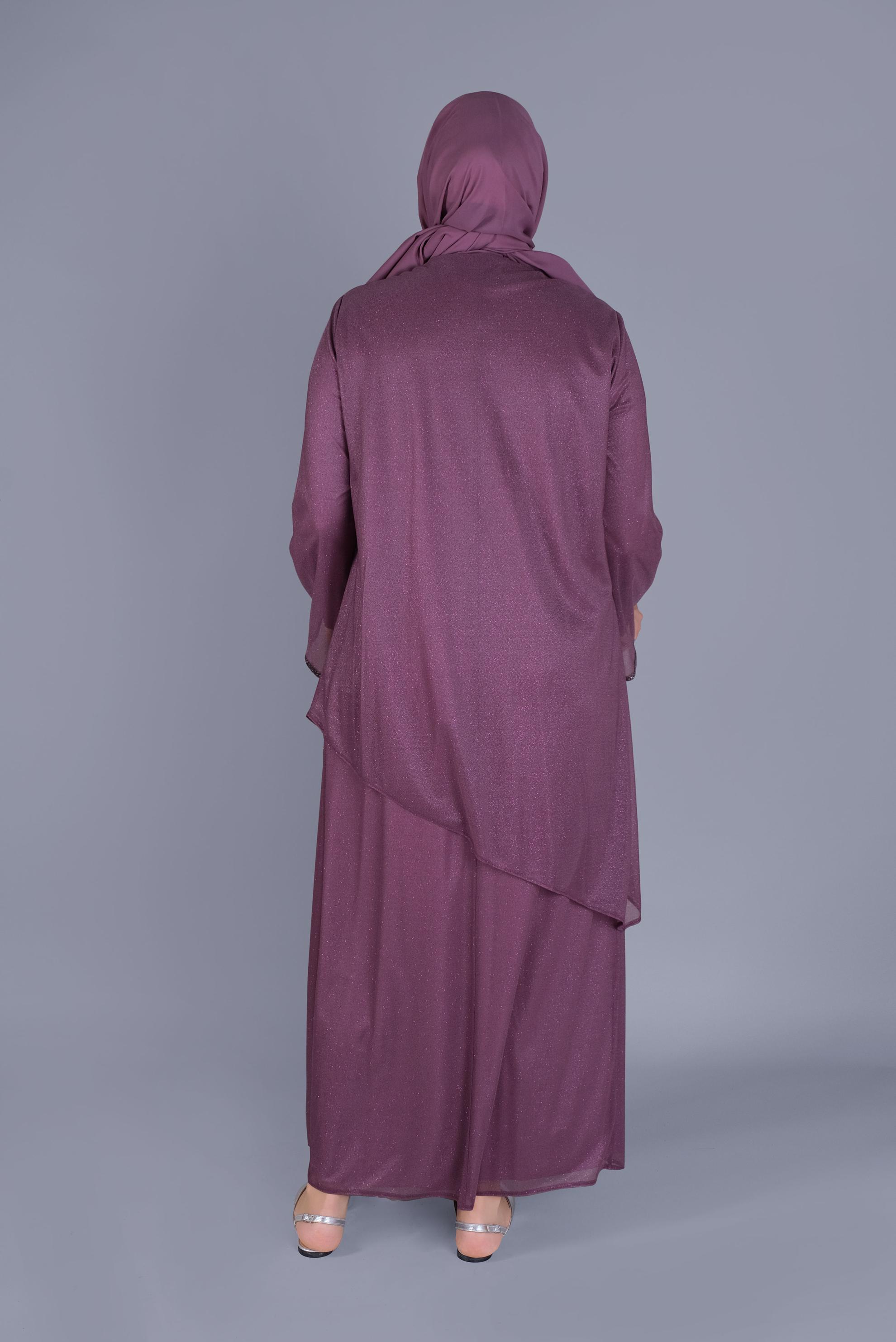 Hijab clothing PURPLE DRESS 20057 