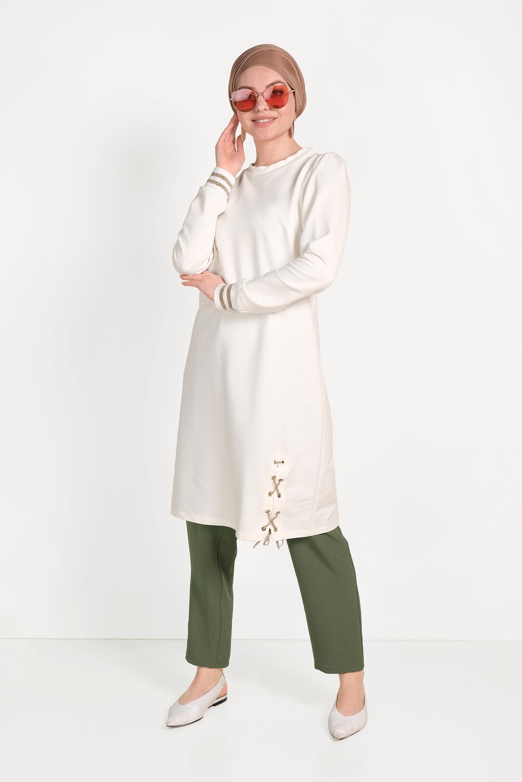 Hijab clothing WHITE 40483 MARİSS EŞOFMAN 36/44 TEK38