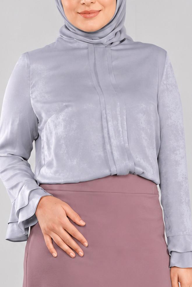 Vêtements hijab POUDRE JUPE EN LIGNE A 60069  - ALVİNA