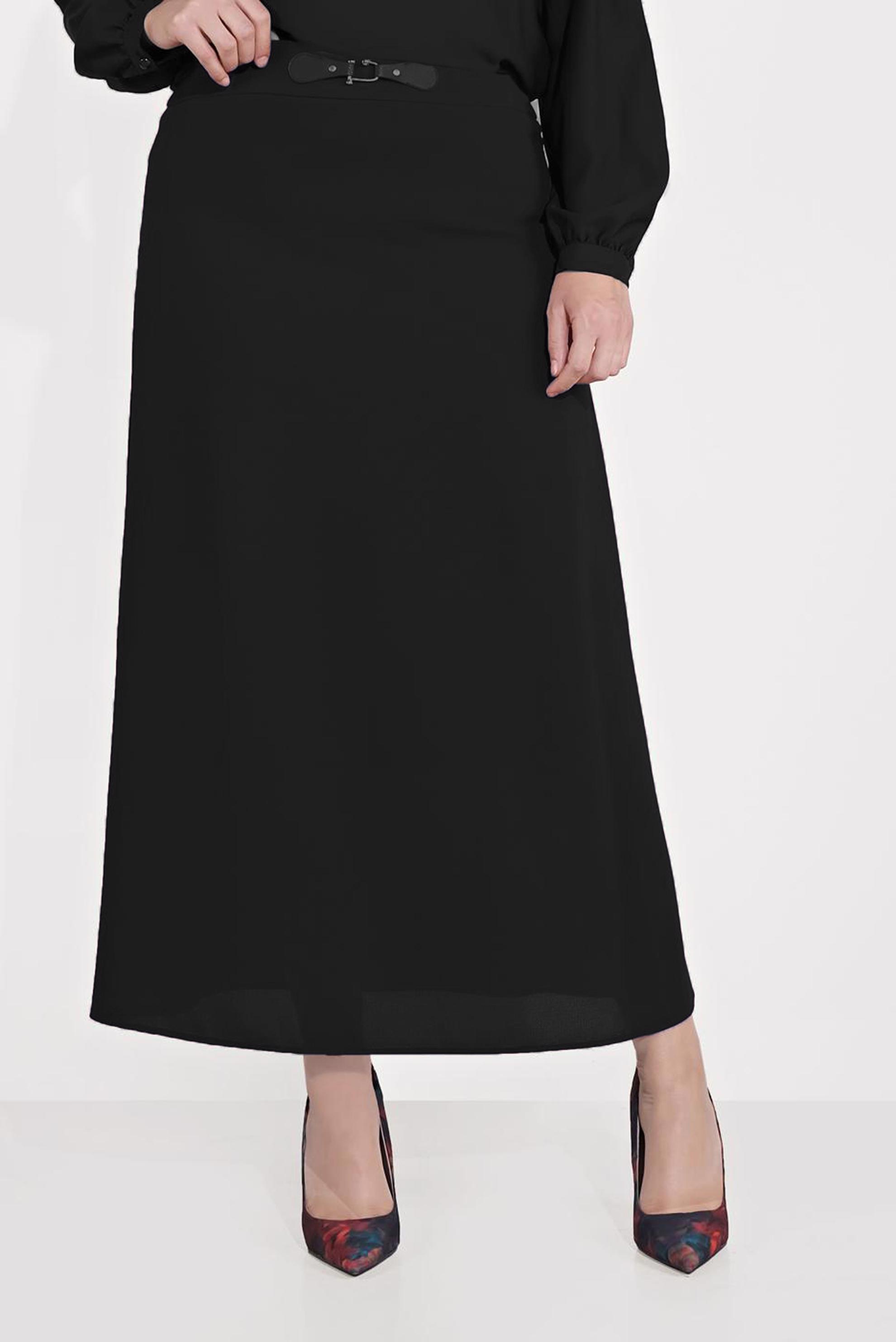 Hijab clothing BLACK EMBELLISHED SKIRT 60084