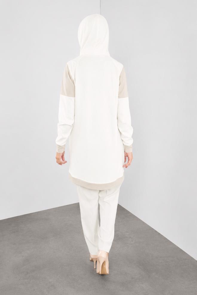 Hijab clothing WHITE 70084 STİL 8563 PANTOLON 40/48 TEK38 - ALVİNA