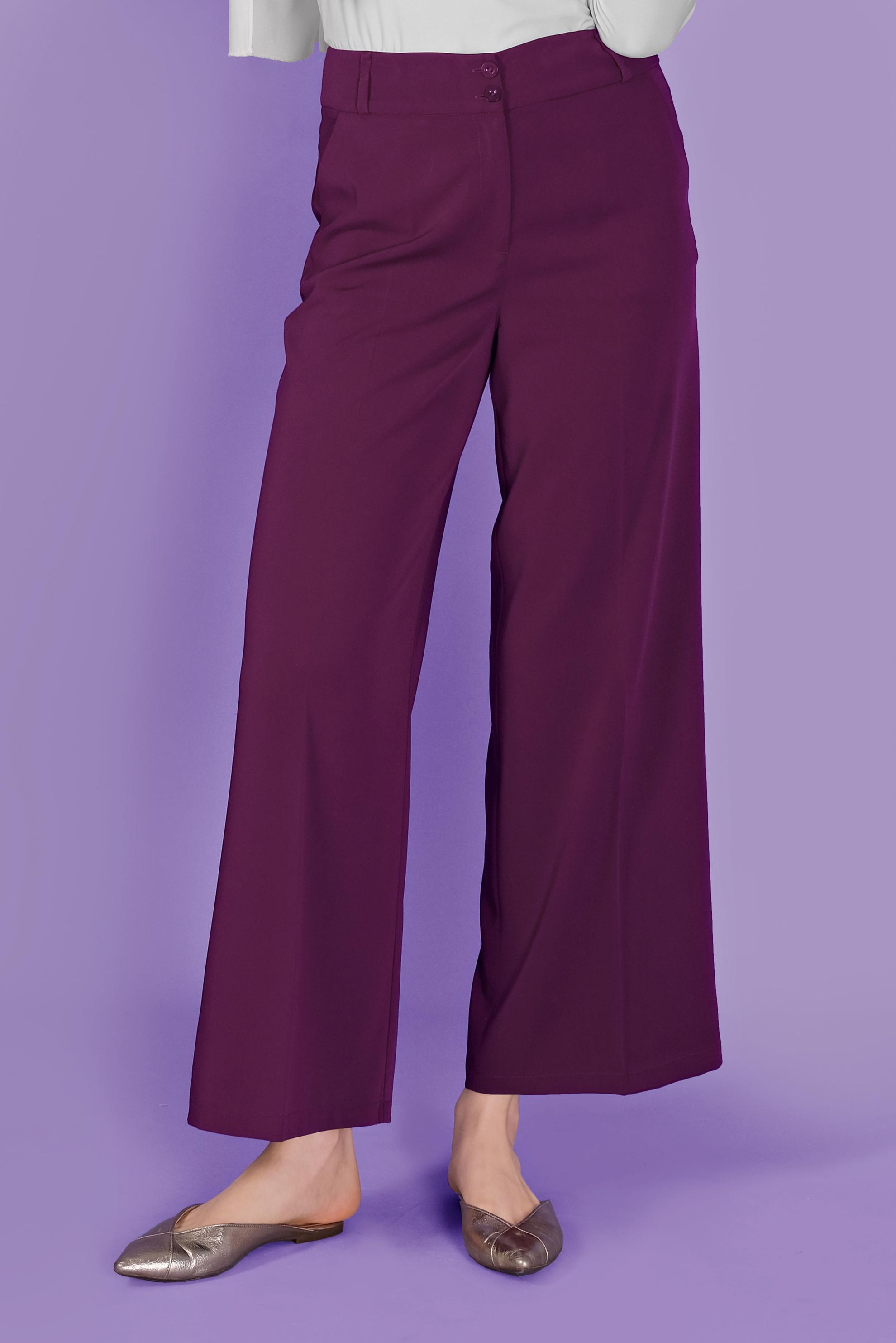 Tesettür giyim MÜRDÜM BOL PAÇA PANTOLON 70109 