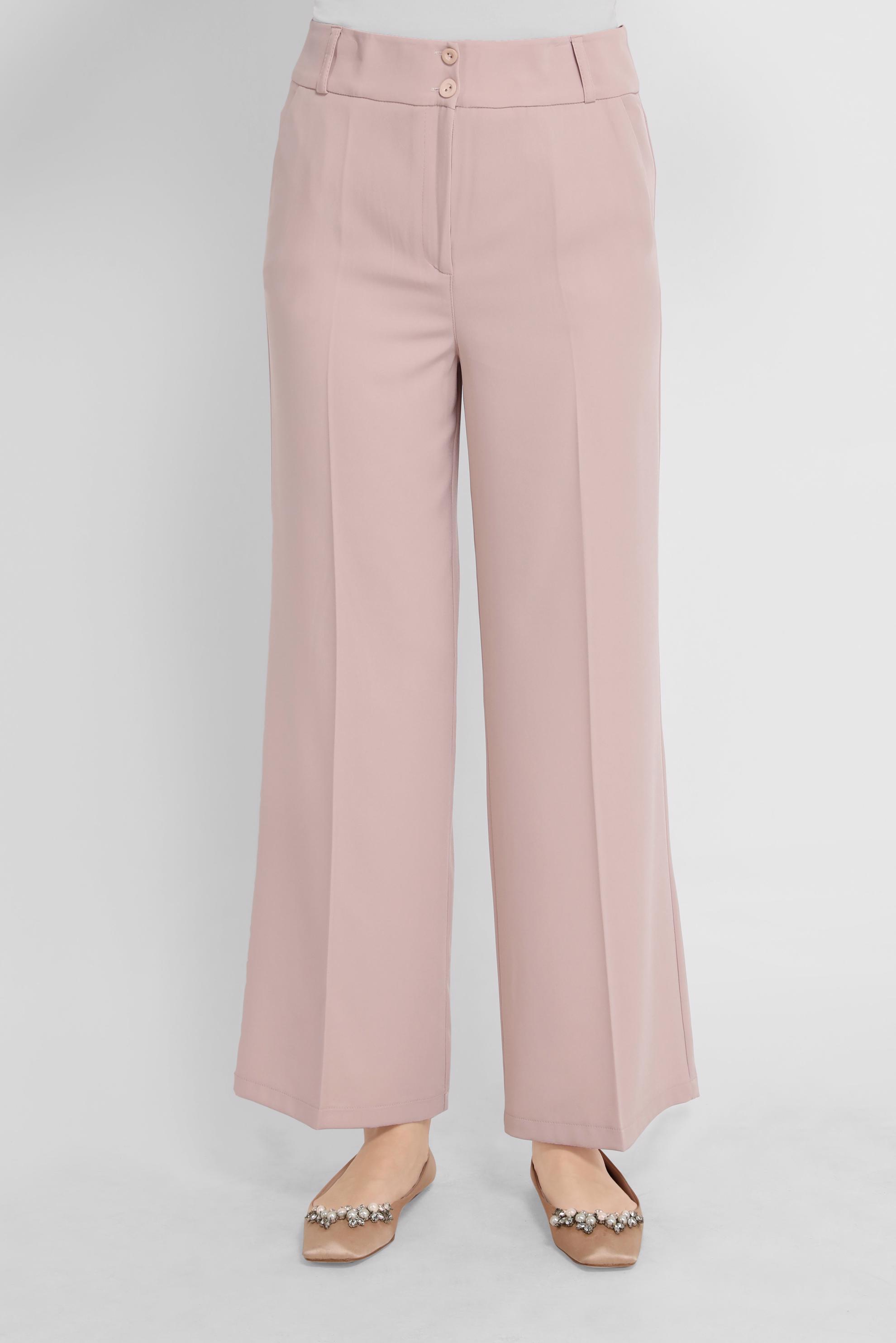 Tesettür giyim PUDRA BOL PAÇA PANTOLON 70109 