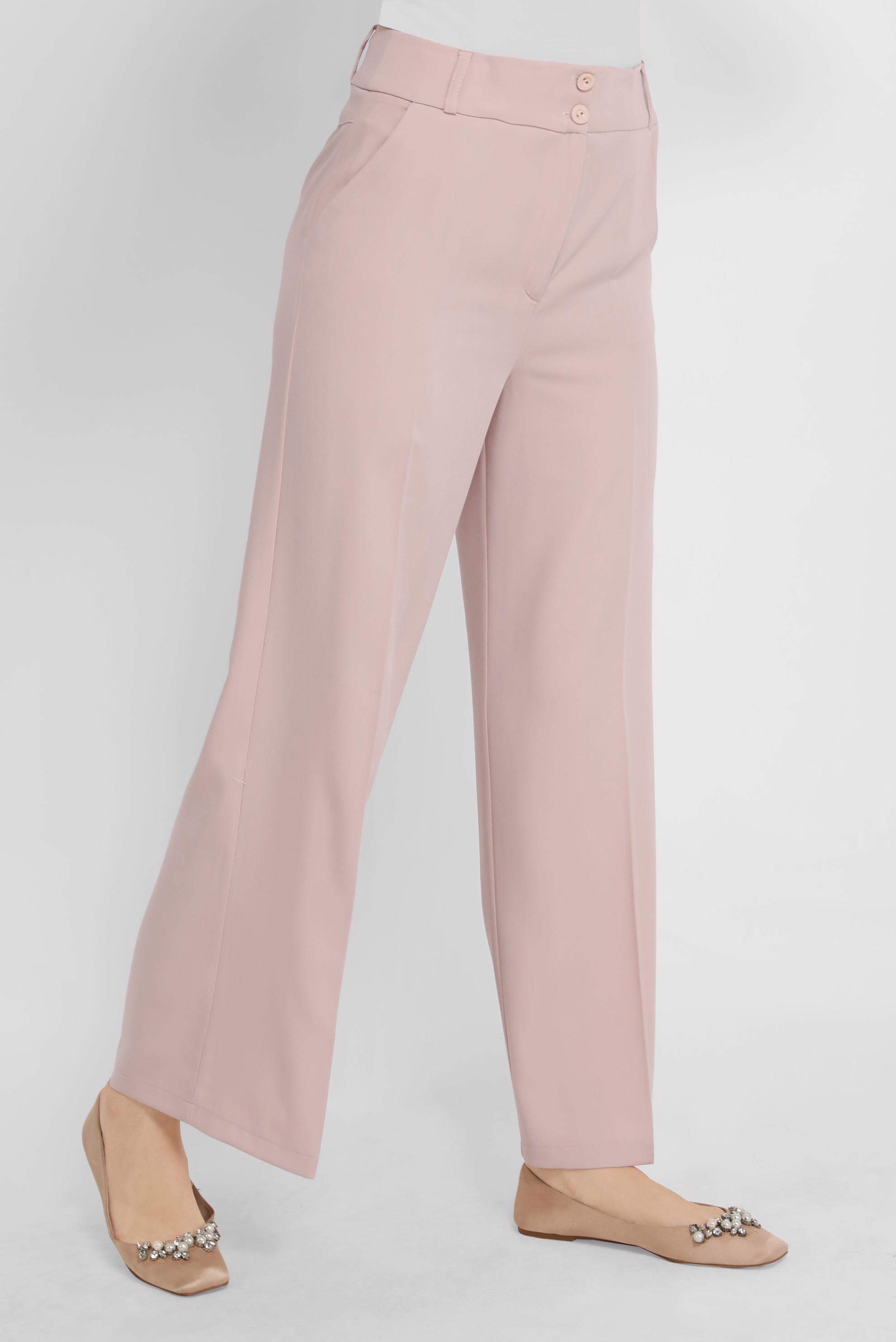 Tesettür giyim PUDRA BOL PAÇA PANTOLON 70109 