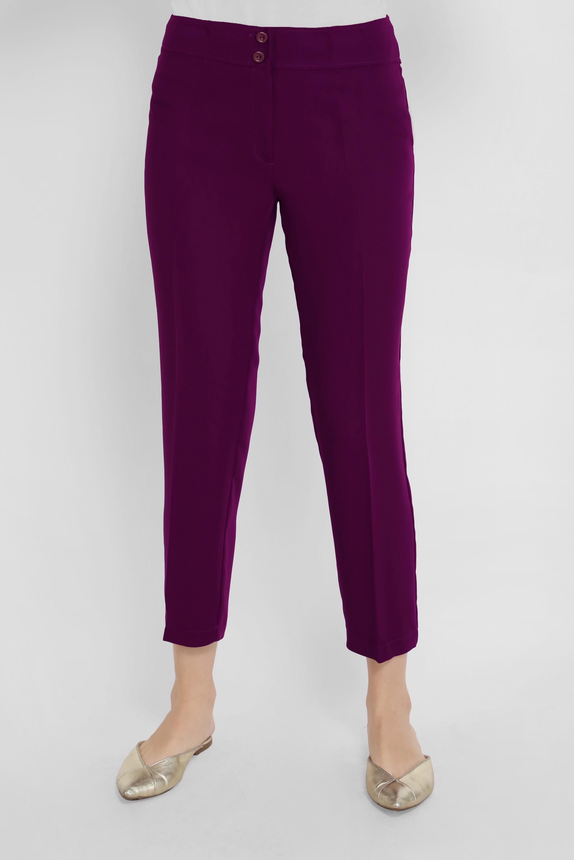 Tesettür giyim MOR YÜKSEK BEL PANTOLON 70213