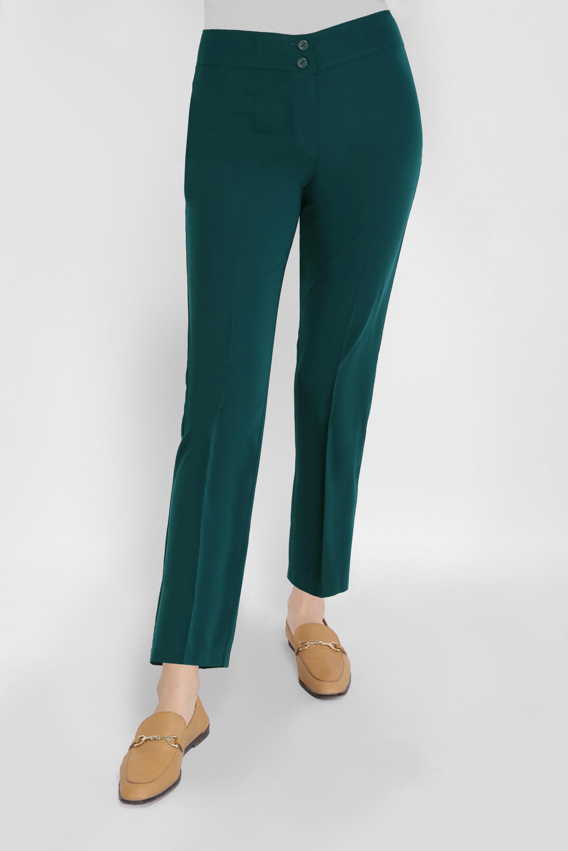 Tesettür giyim YEŞİL YÜKSEK BEL PANTOLON 70213