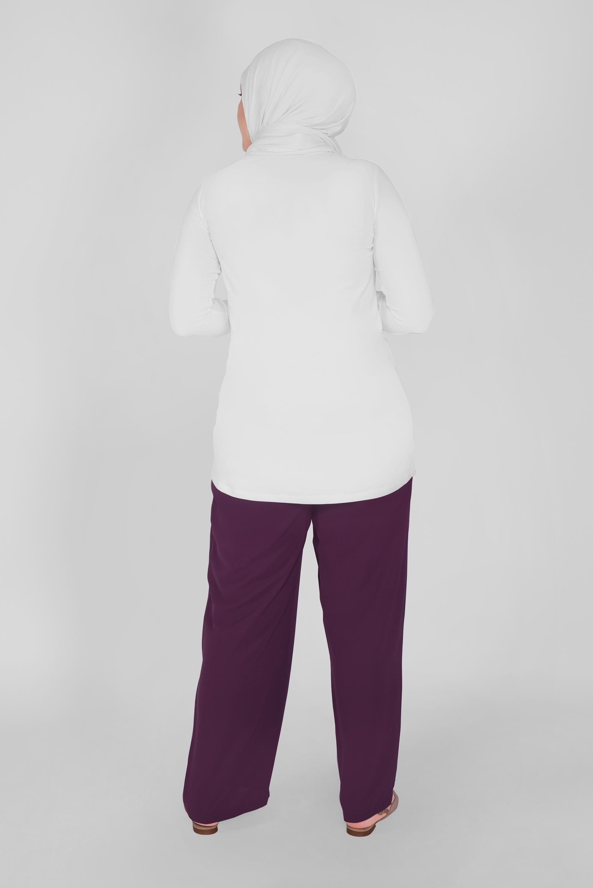 Tesettür giyim MÜRDÜM BELİ LASTİKLİ PANTOLON 70224 