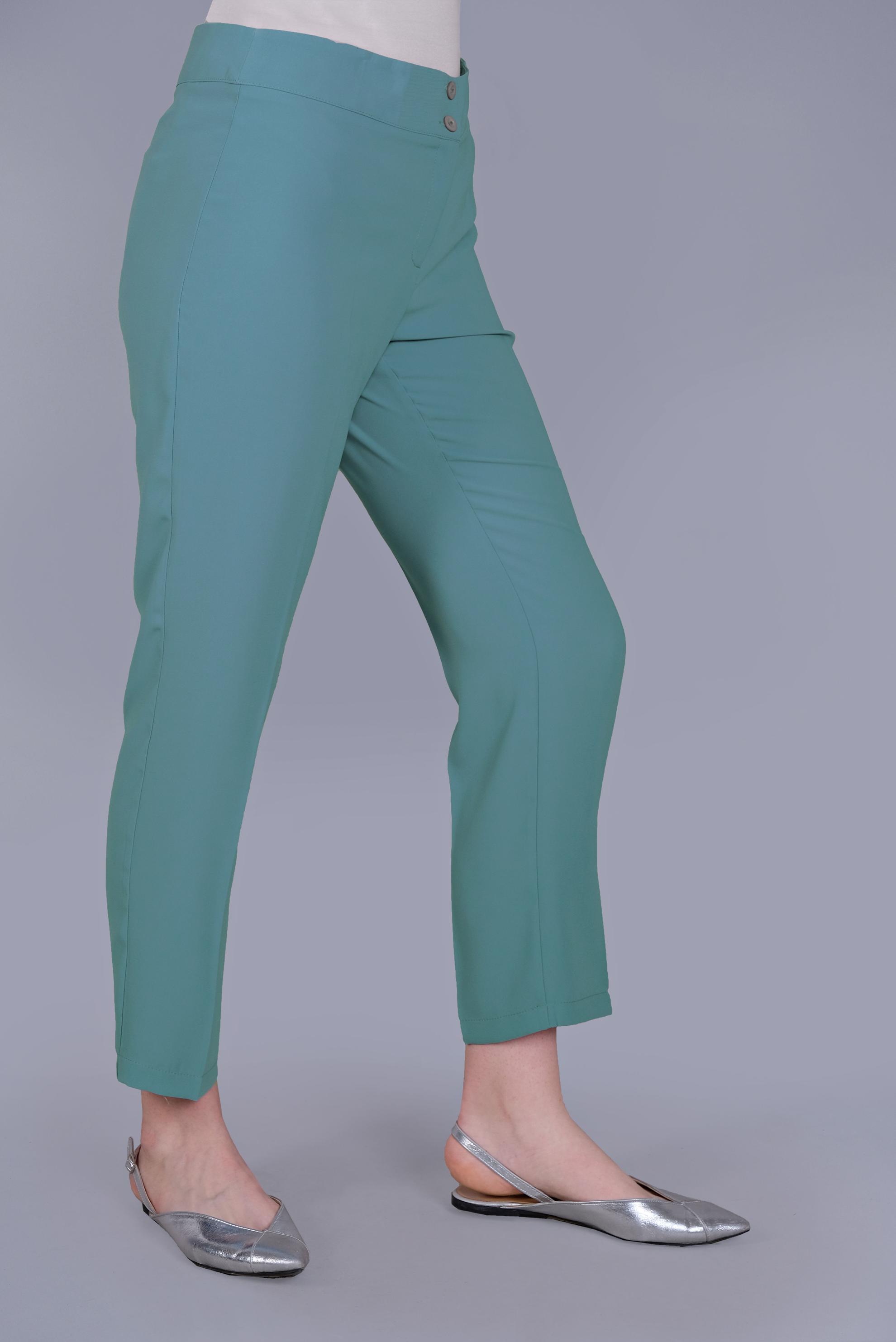 Tesettür giyim MAVİ HAVUÇ PANTOLON 70229 