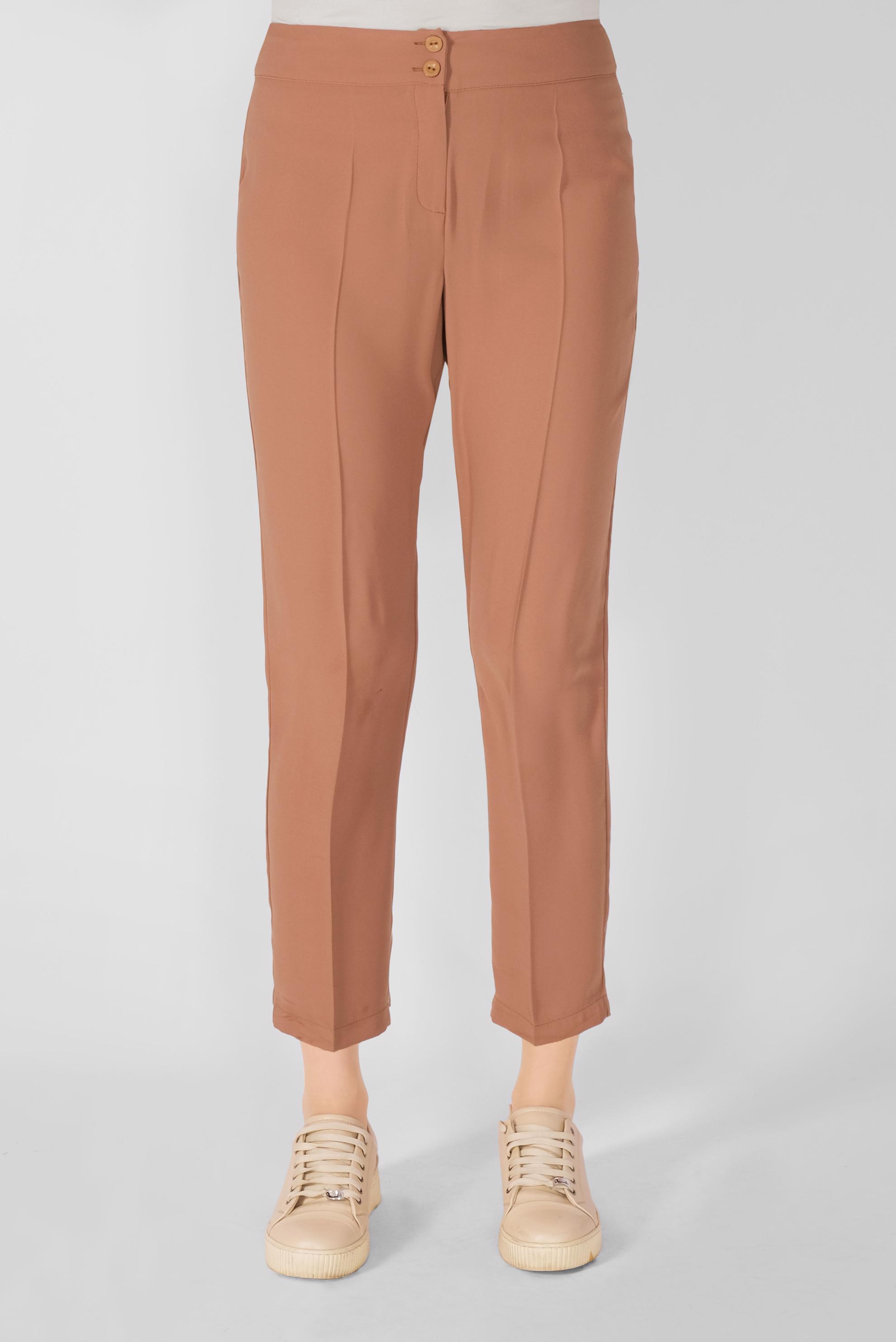 Tesettür giyim KAHVE HAVUÇ PANTOLON 70229 