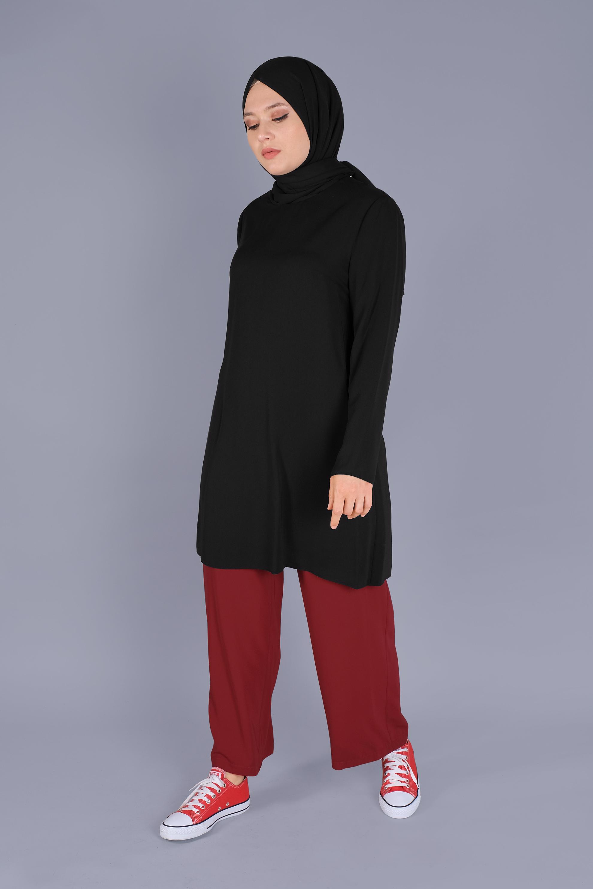 Vêtements hijab ROUGE BORDEAUX LES PANTALONS 70231 