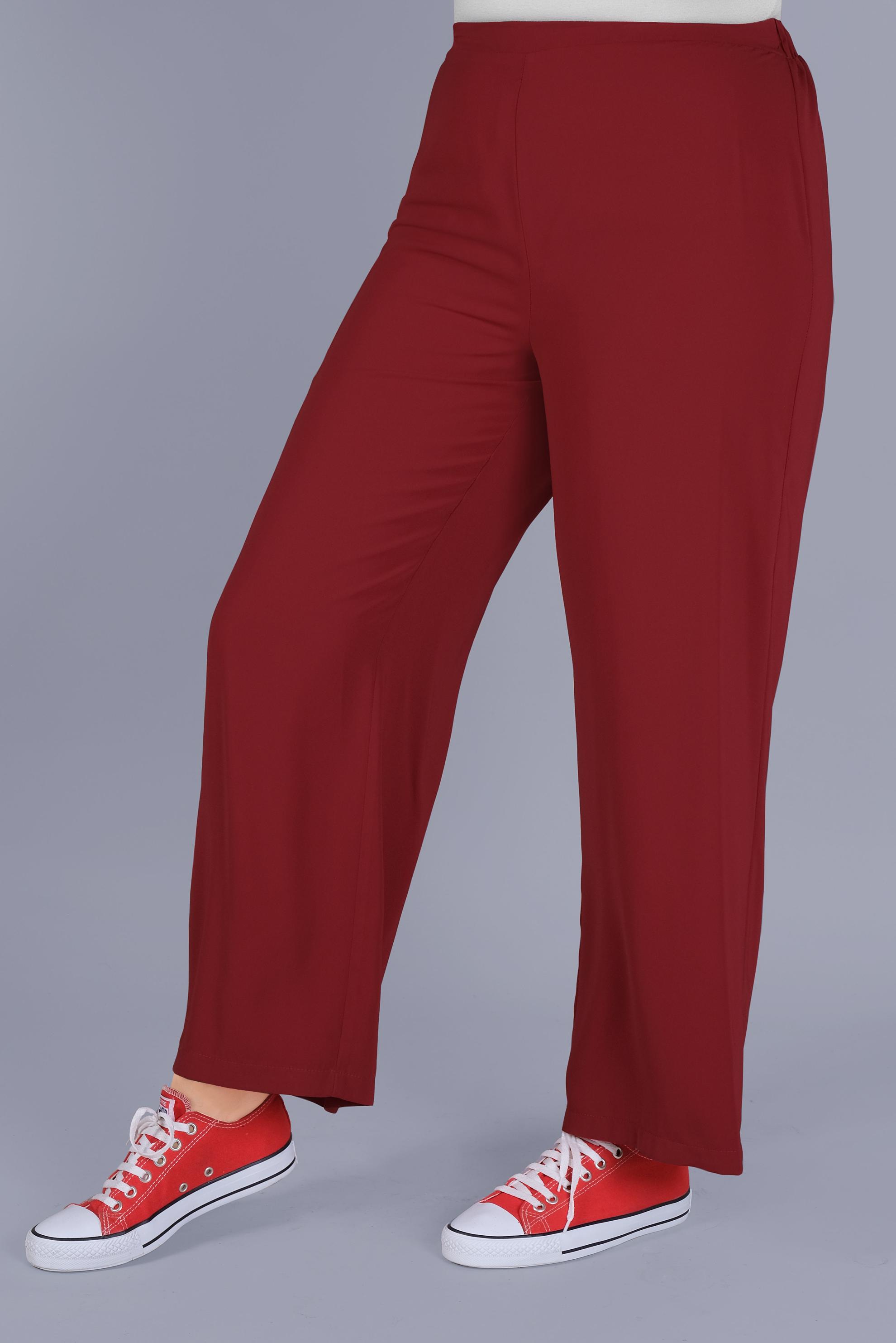 Vêtements hijab ROUGE BORDEAUX LES PANTALONS 70231 