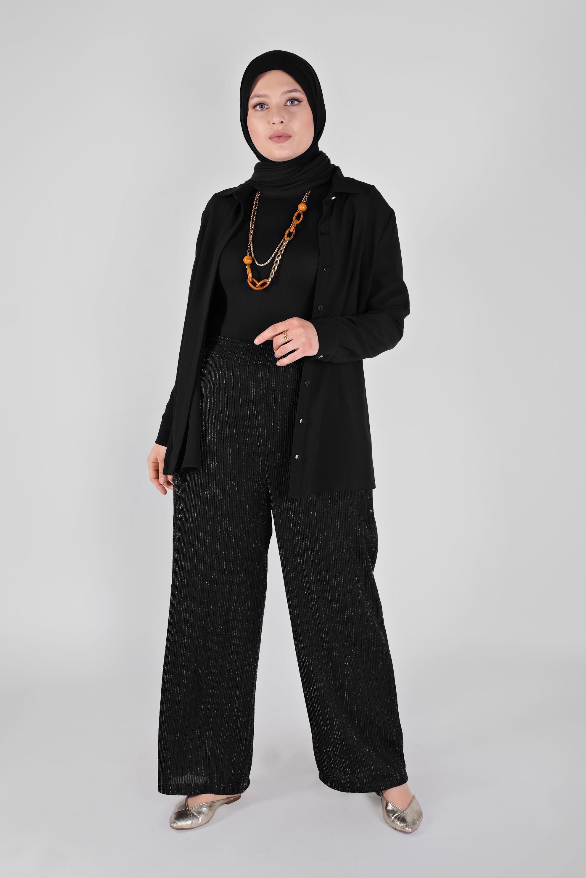 Vêtements hijab NOIR LES PANTALONS 70237