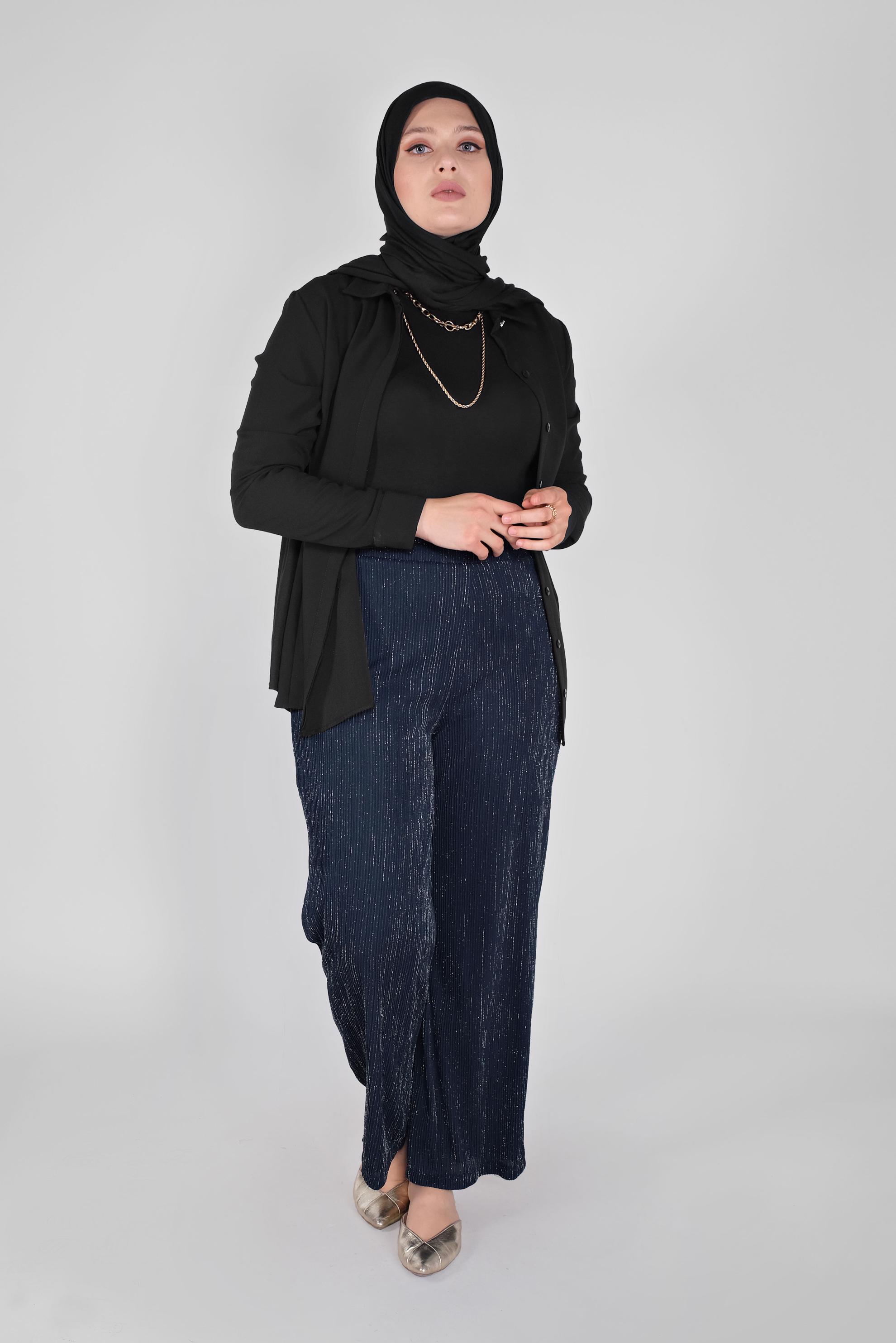Vêtements hijab BLEU MARINE LES PANTALONS 70237