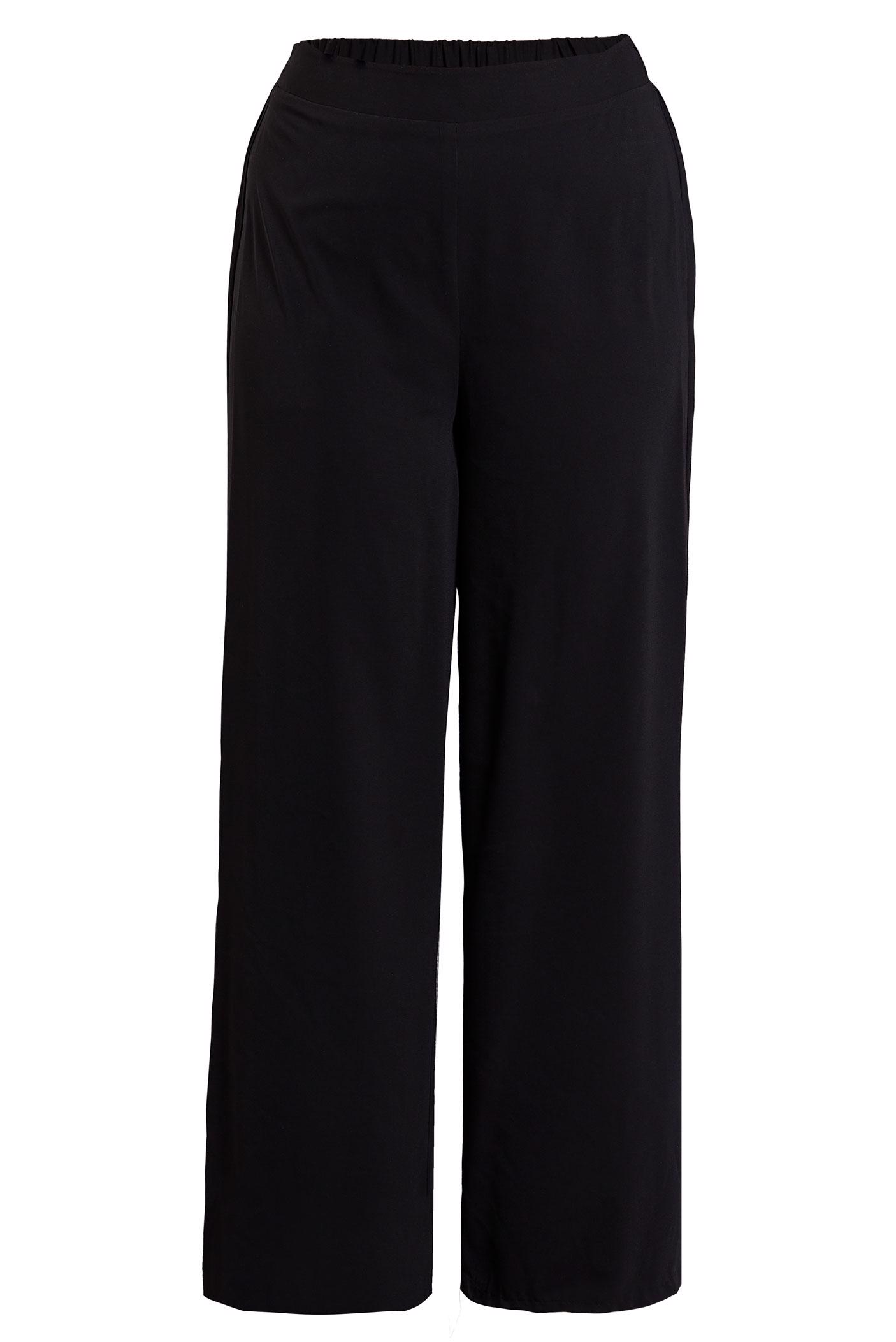 Tesettür giyim SİYAH GENİŞ PAÇA BÜYÜK BEDEN PANTOLON 70238