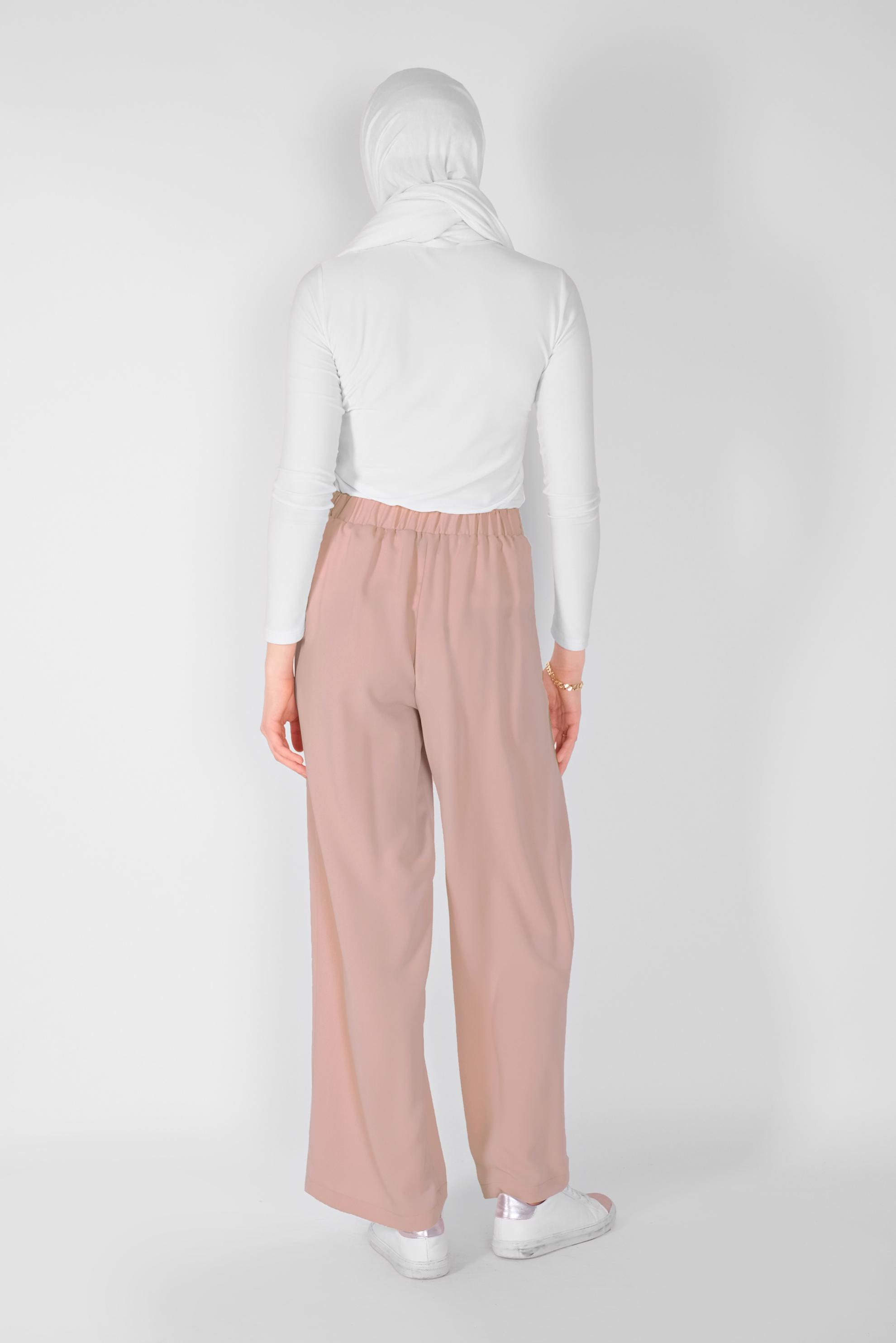 Vêtements hijab POUDRE PANTALON COUPE LARGE 7601