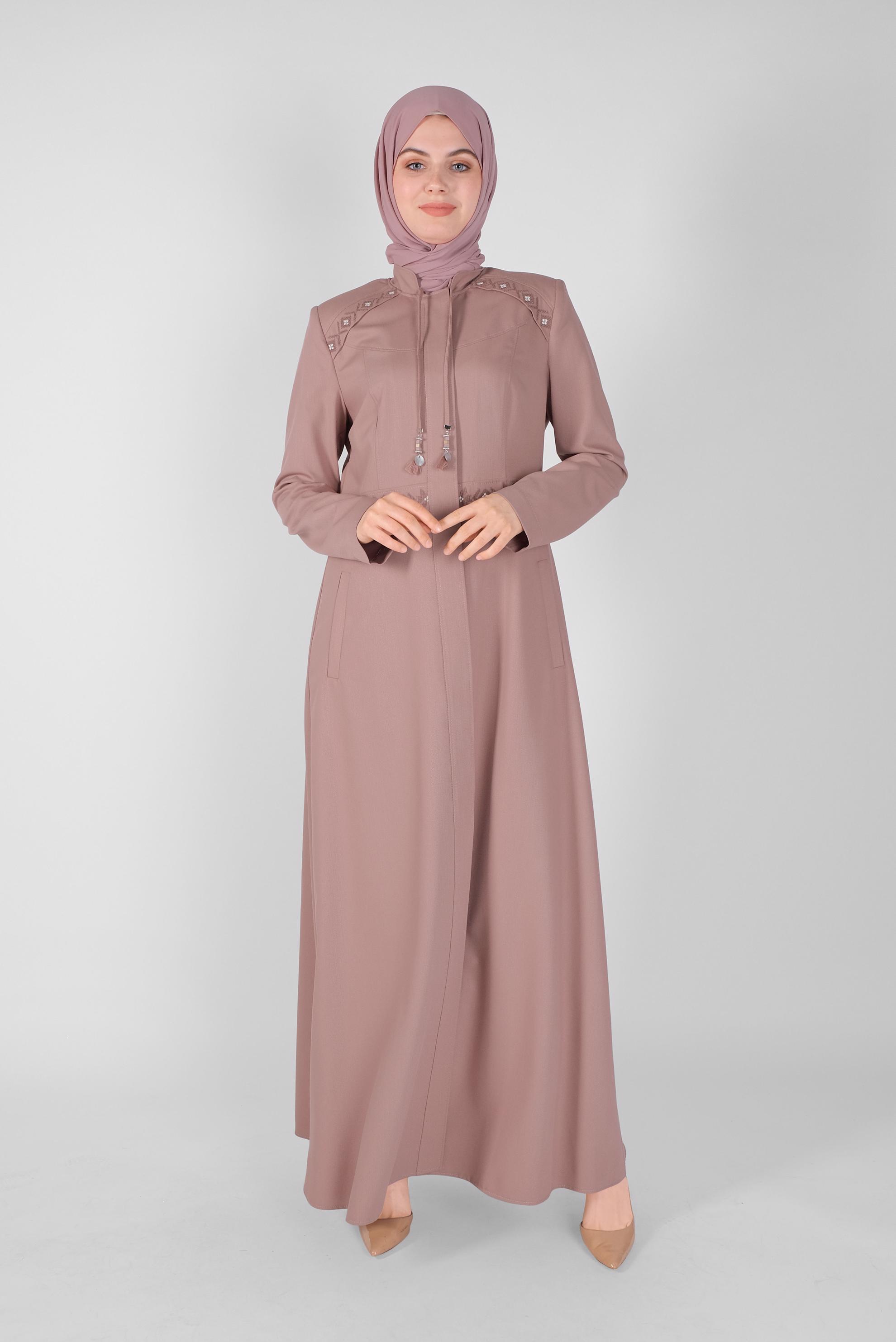 Vêtements hijab ROSE FINITION BRODÉE 10211