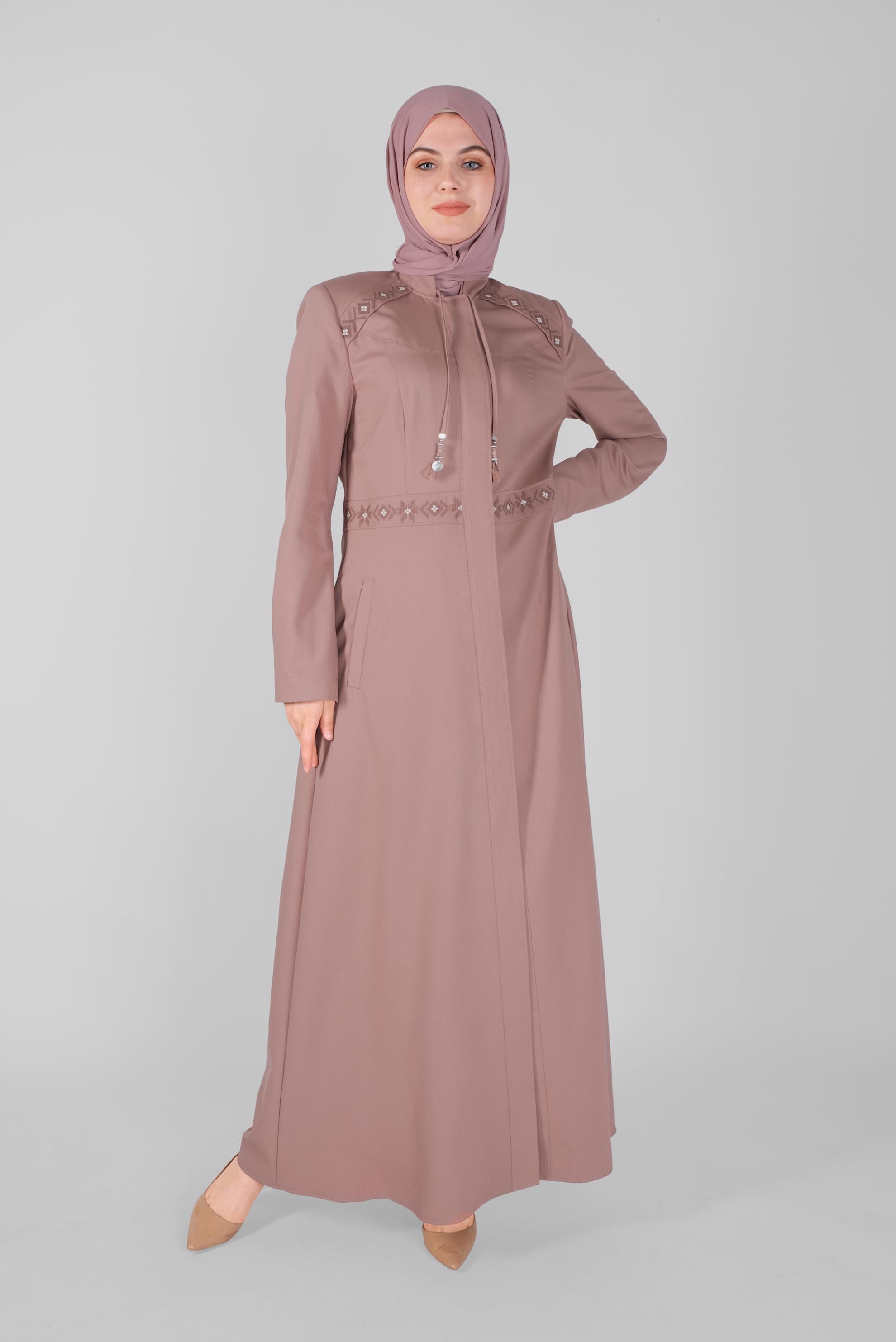 Vêtements hijab ROSE FINITION BRODÉE 10211