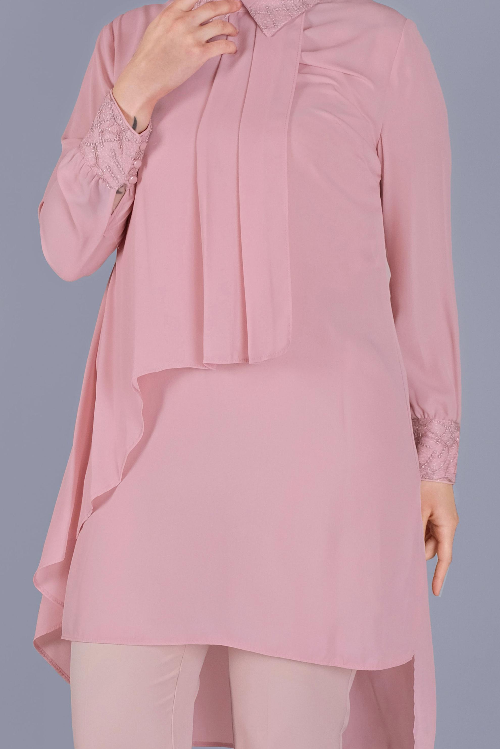 Hijab clothing POWDER 20054 ESİNTİ TUNİK 44/50 TEK42