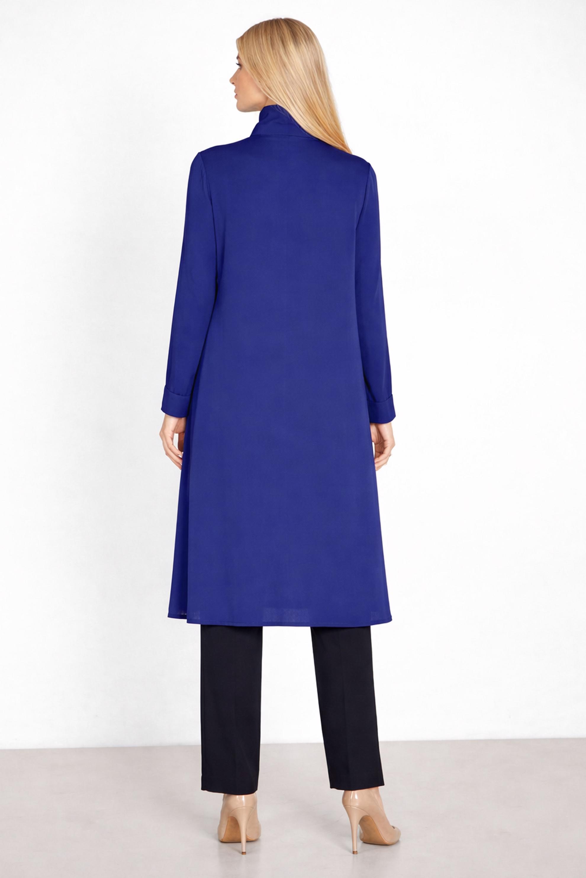 Tesettür giyim LACİVERT PULLU NAKIŞLI TUNİK 2885