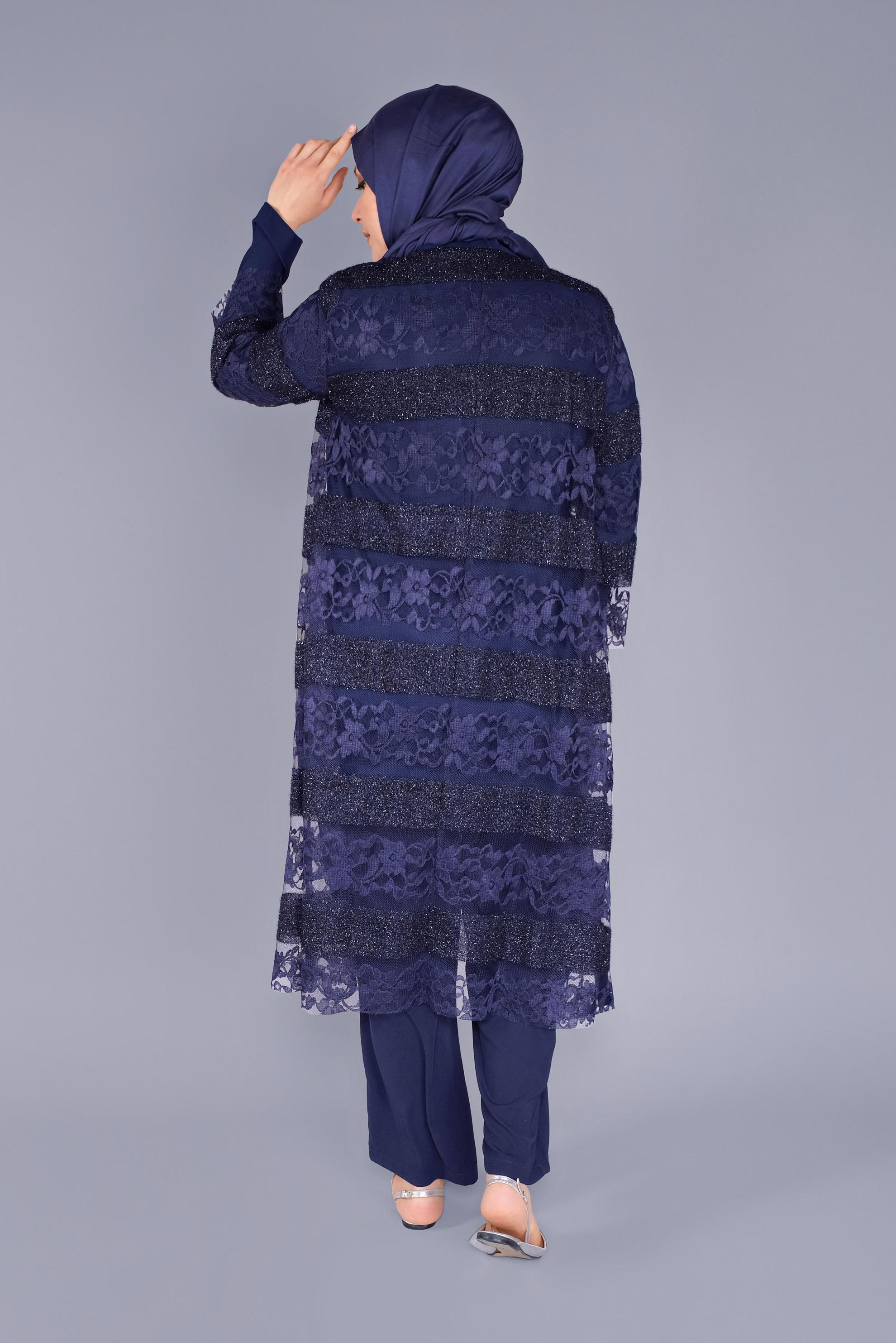 Hijab clothing NAVY BLUE JACKET AND TUNIC 40874