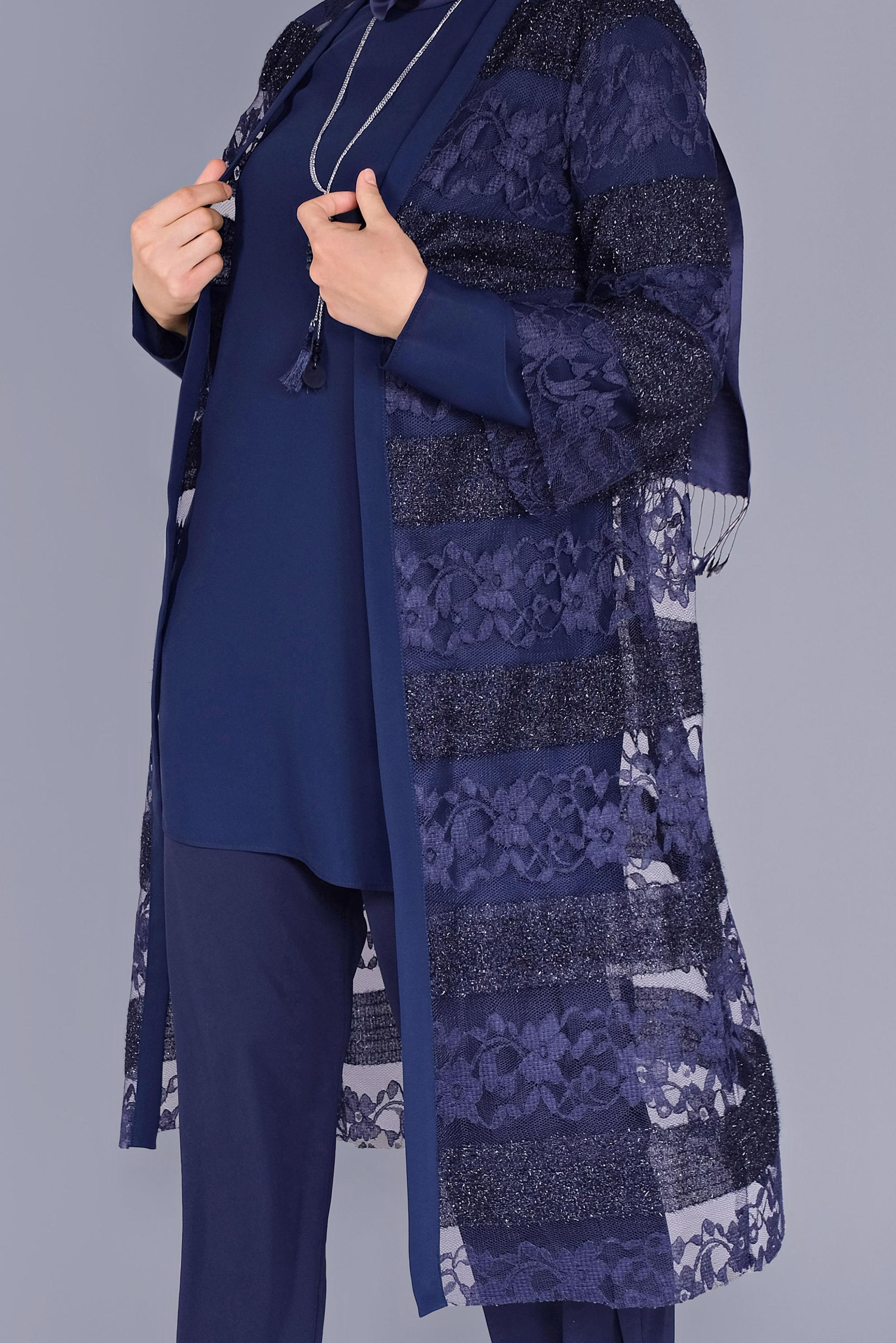 Hijab clothing NAVY BLUE JACKET AND TUNIC 40874