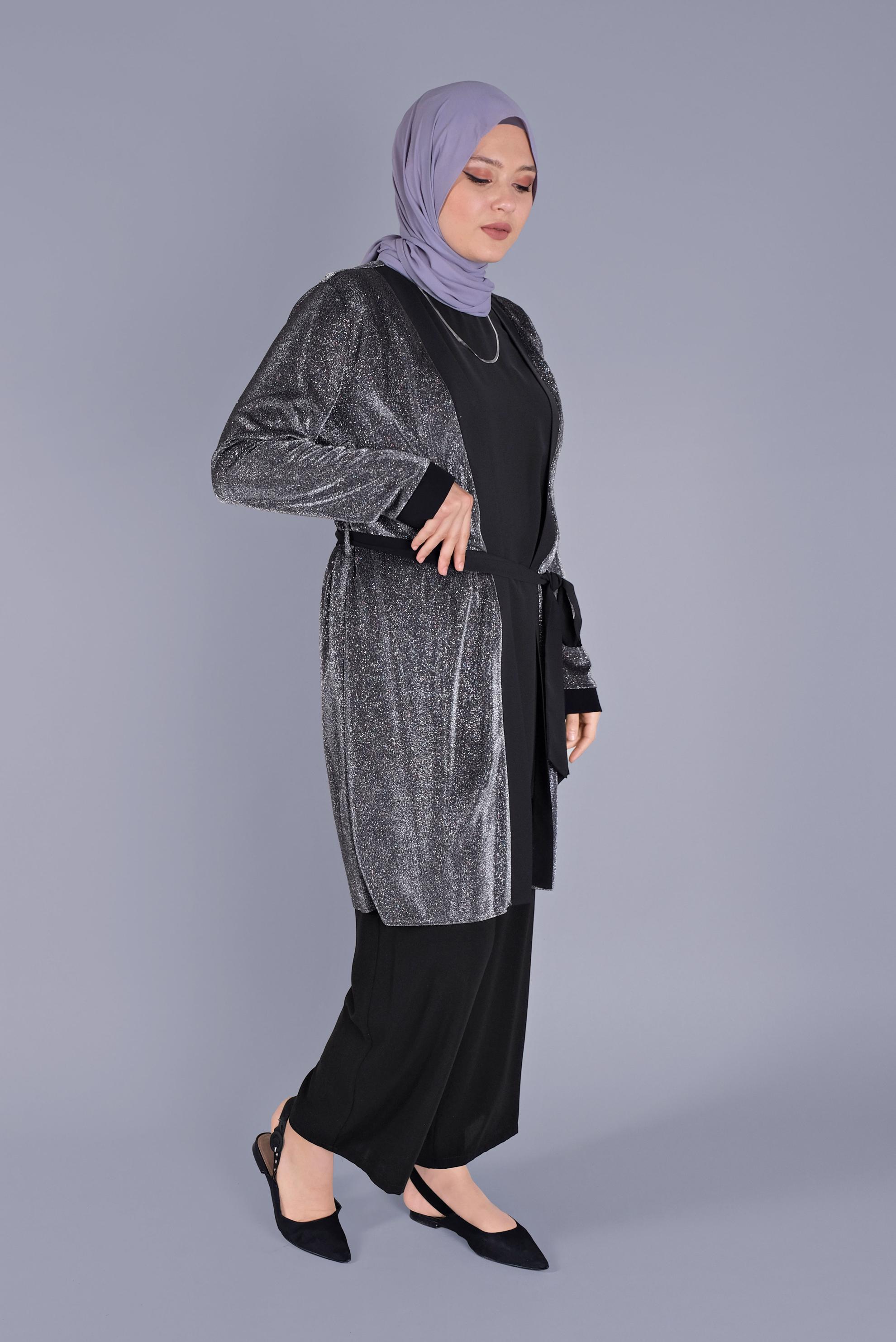 Hijab clothing GREY 40880 MULTİ 24462 TUNİK 40/48 TEK40