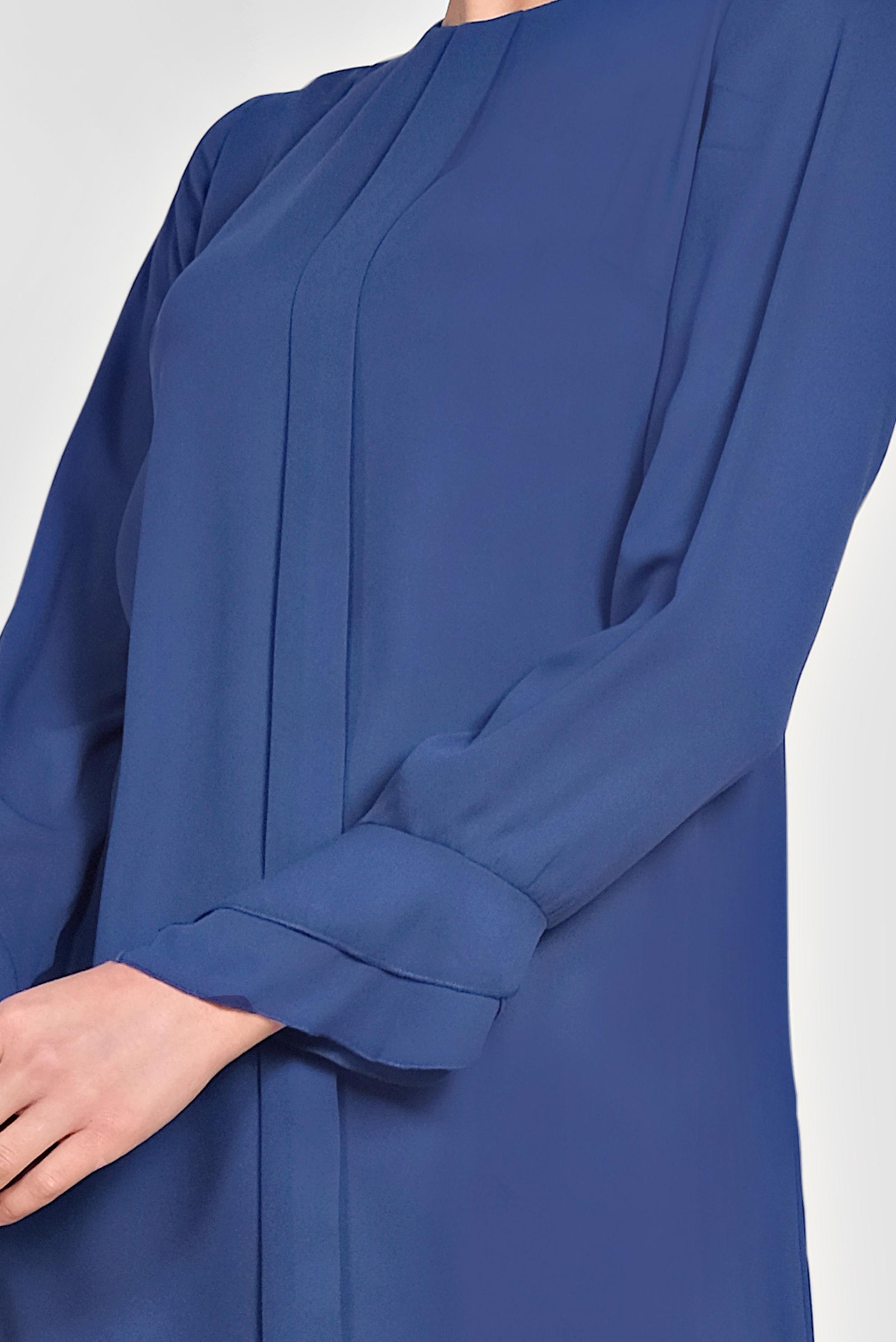 Tesettür giyim LACİVERT FERMUARLI TUNİK 4195