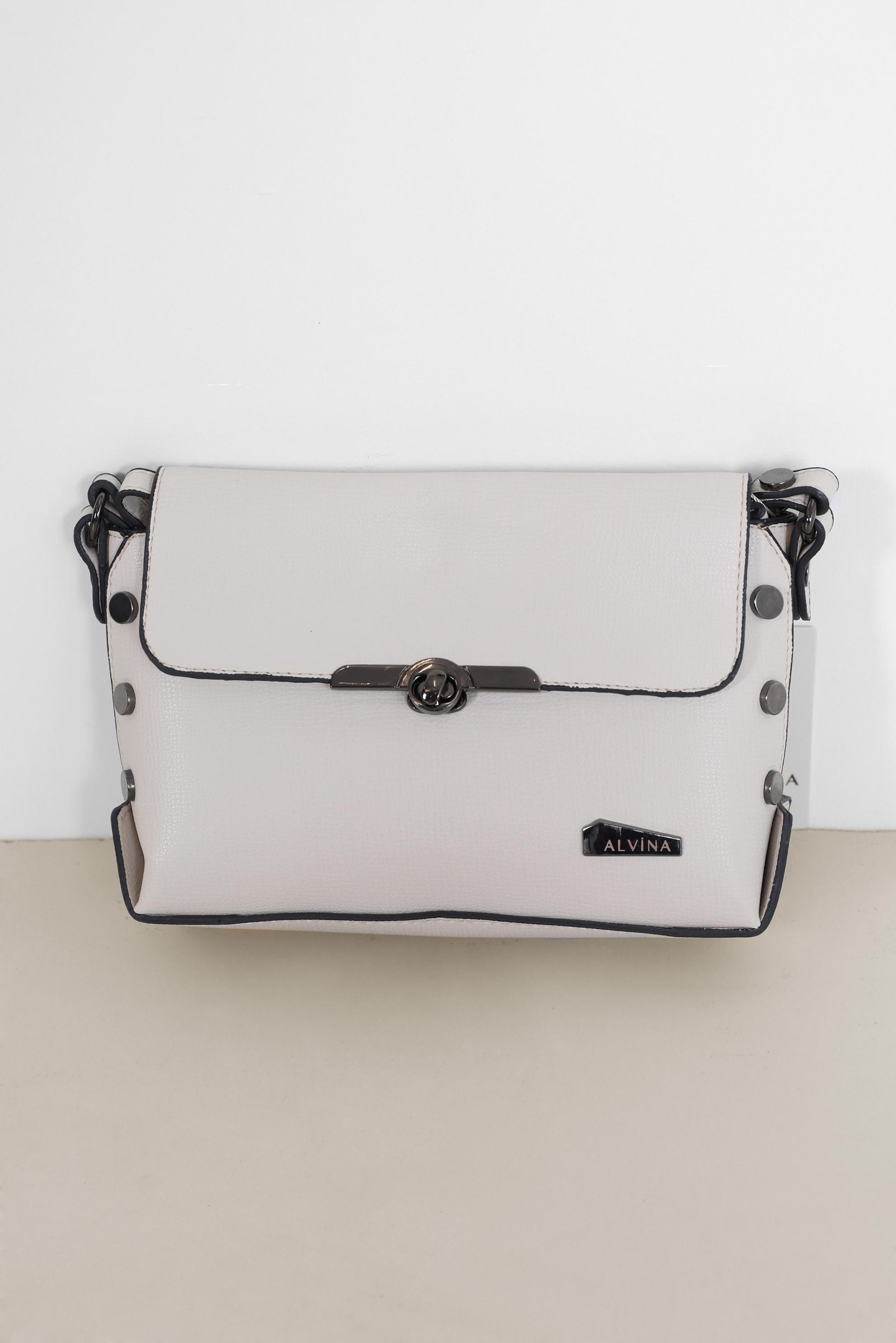 Tesettür giyim BEYAZ ALVİNA ÇANTA 1758 