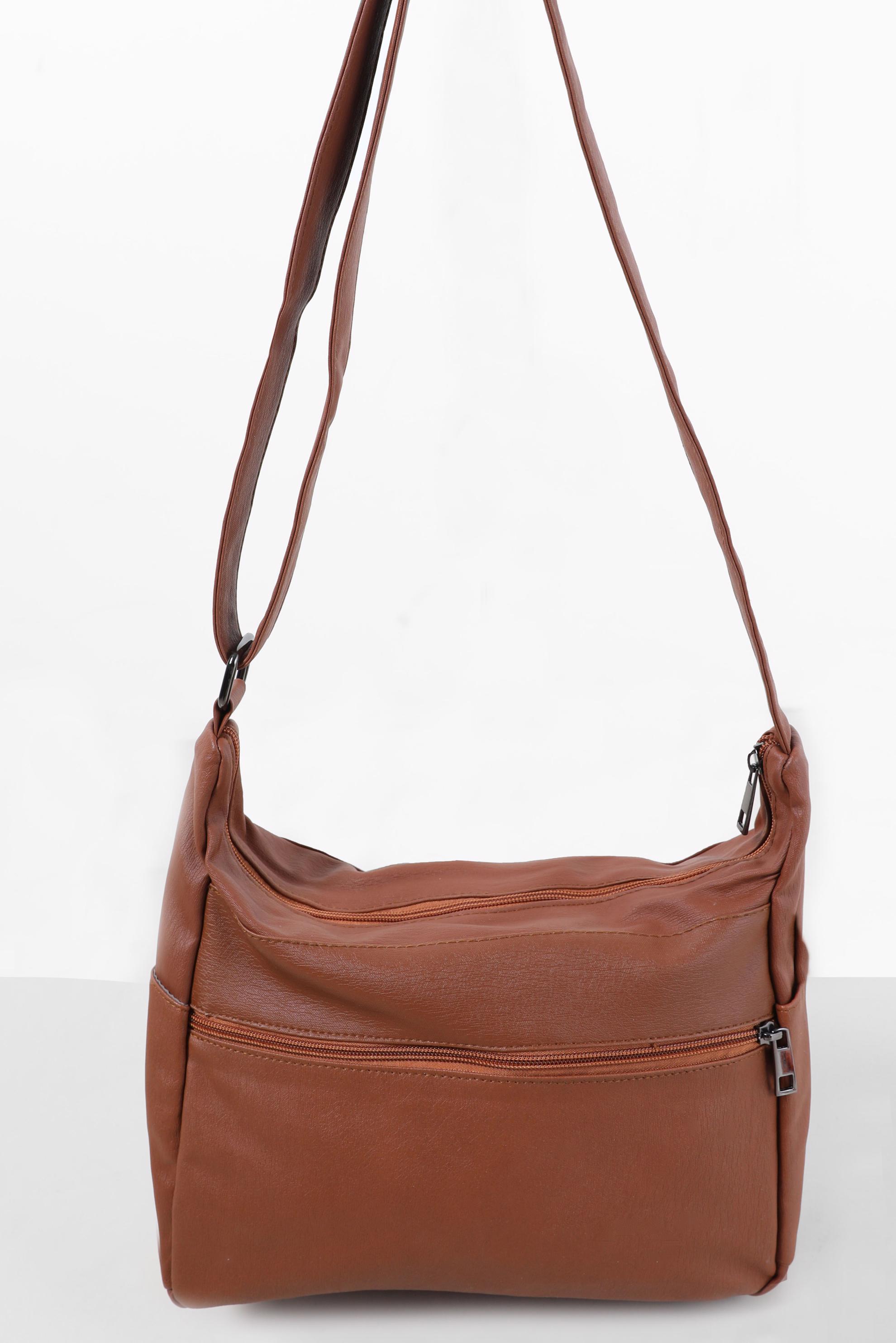 Tesettür giyim TABA ALVİNA ÇANTA 1818 