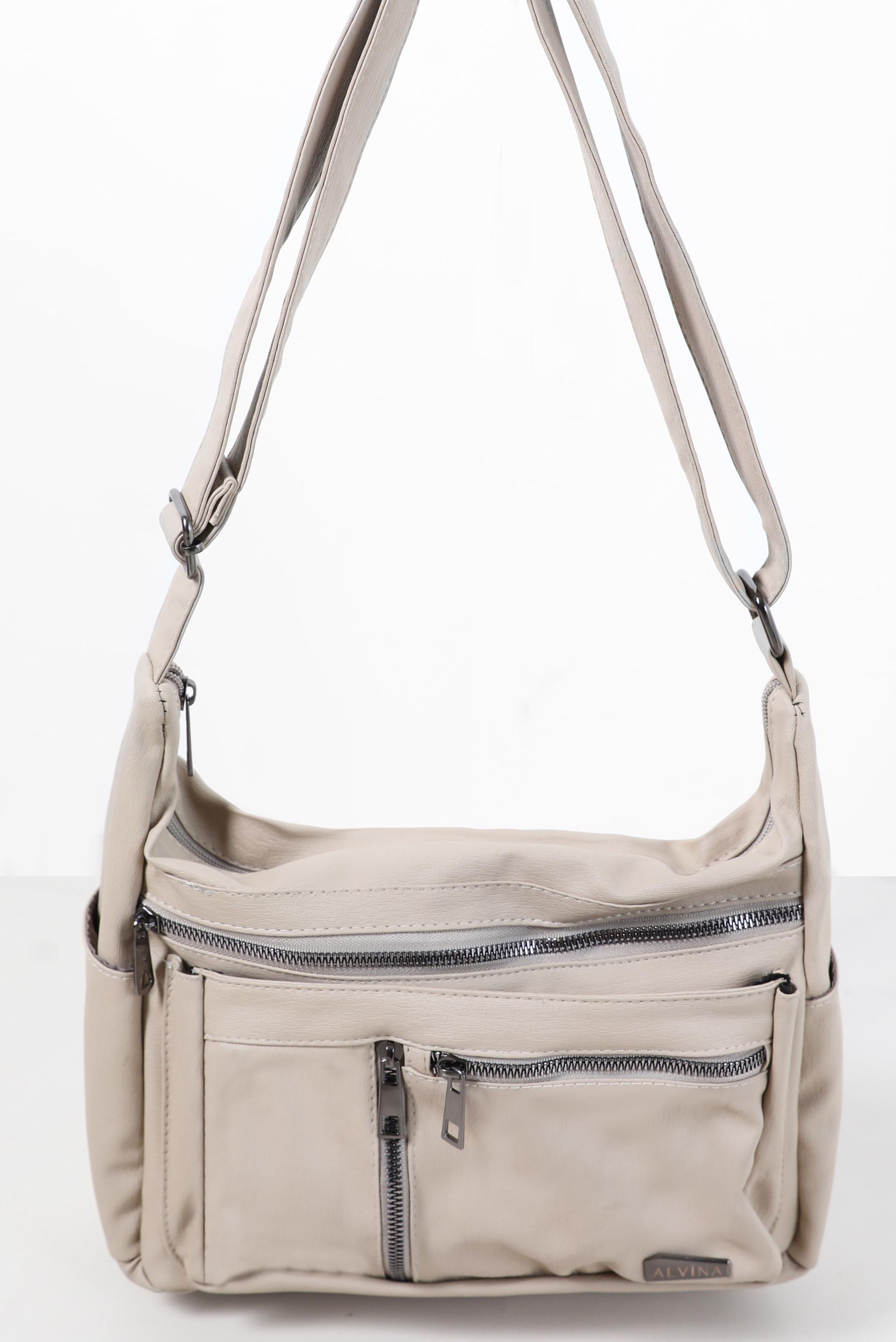 Tesettür giyim VİZON ALVİNA ÇANTA 1818 