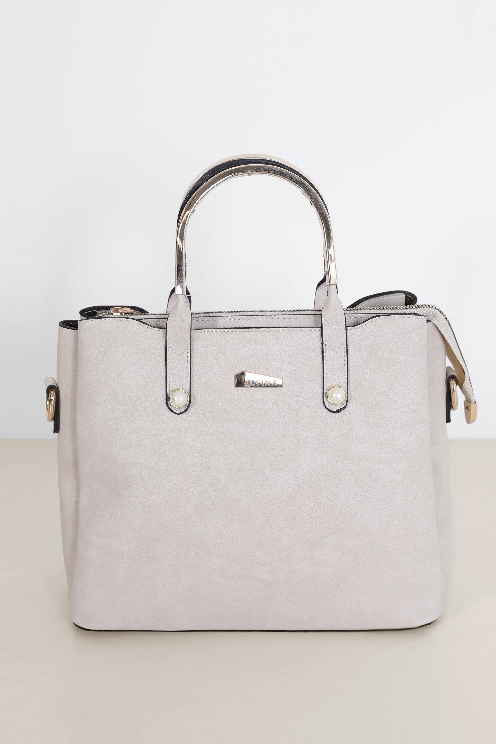 Tesettür giyim BEYAZ ALVİNA ÇANTA 1857 