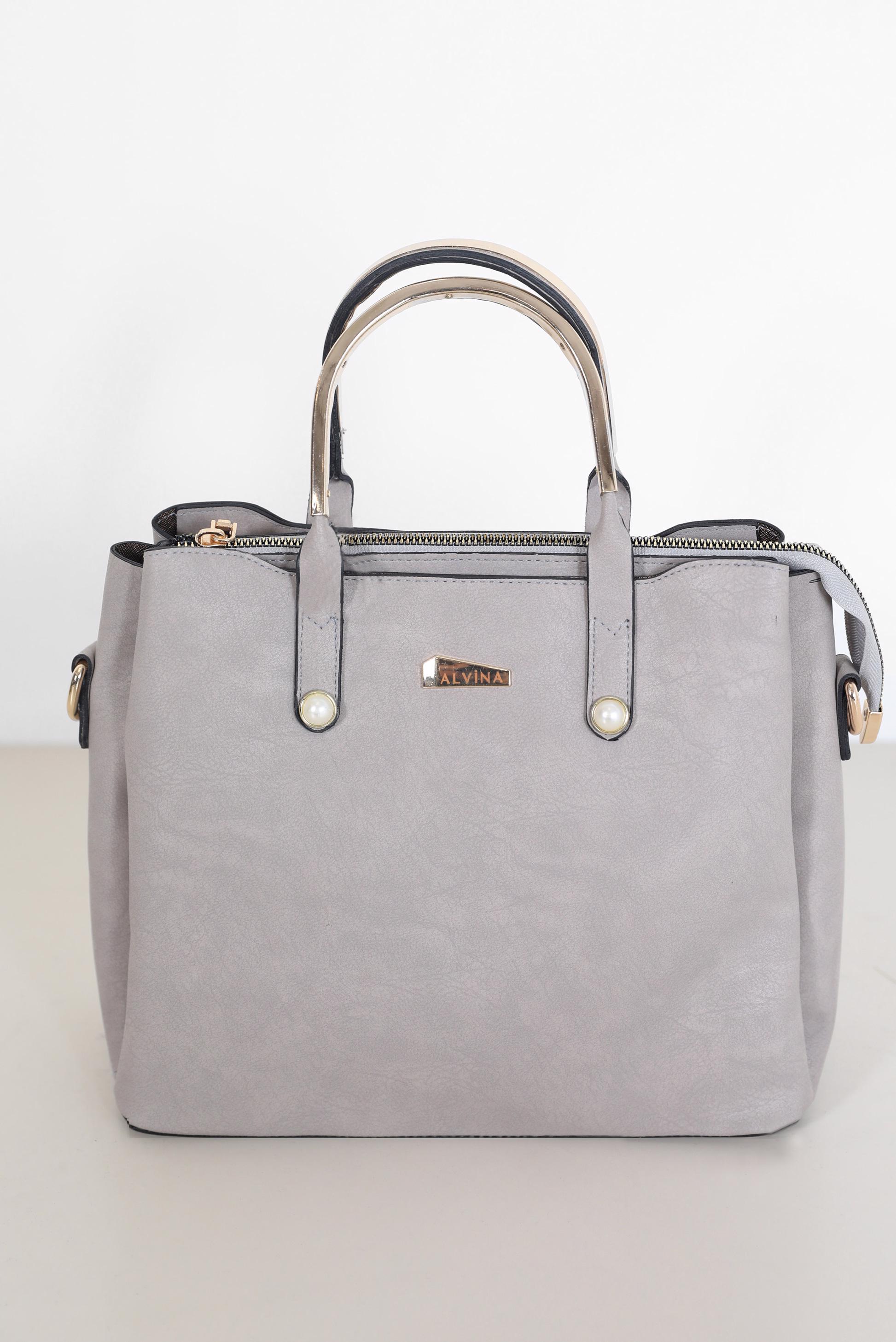 Hijab clothing GREY ALVİNA BAG 1857 